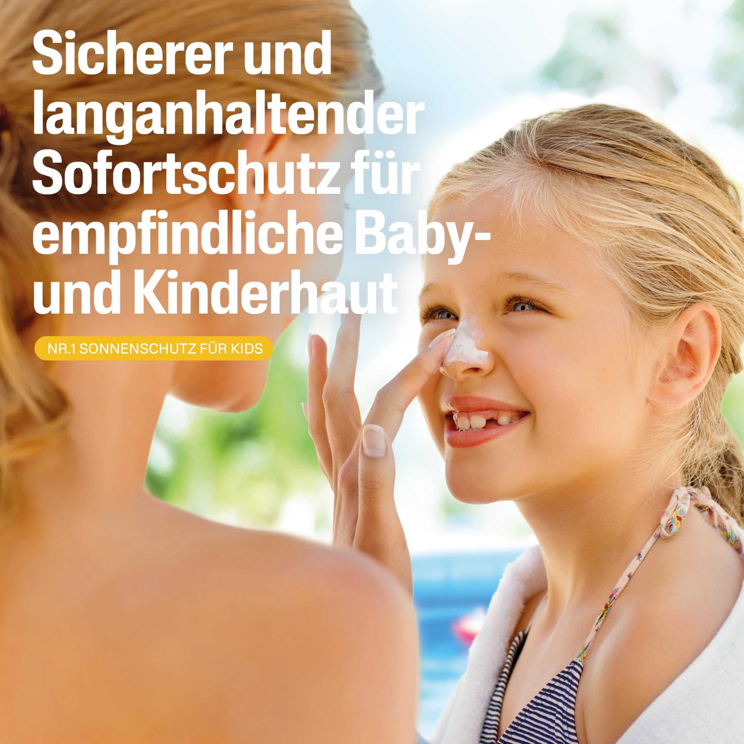 Cetaphil SUN Kids Liposomale Sonnenlotion SPF 50+, 2x150ml, Feuchtigkeitsspendender Sonnenschutz im Pumpspender für empfindliche Baby-Kinderhaut, Leicht verteilbare Sonnencreme, Extra wasserresistent