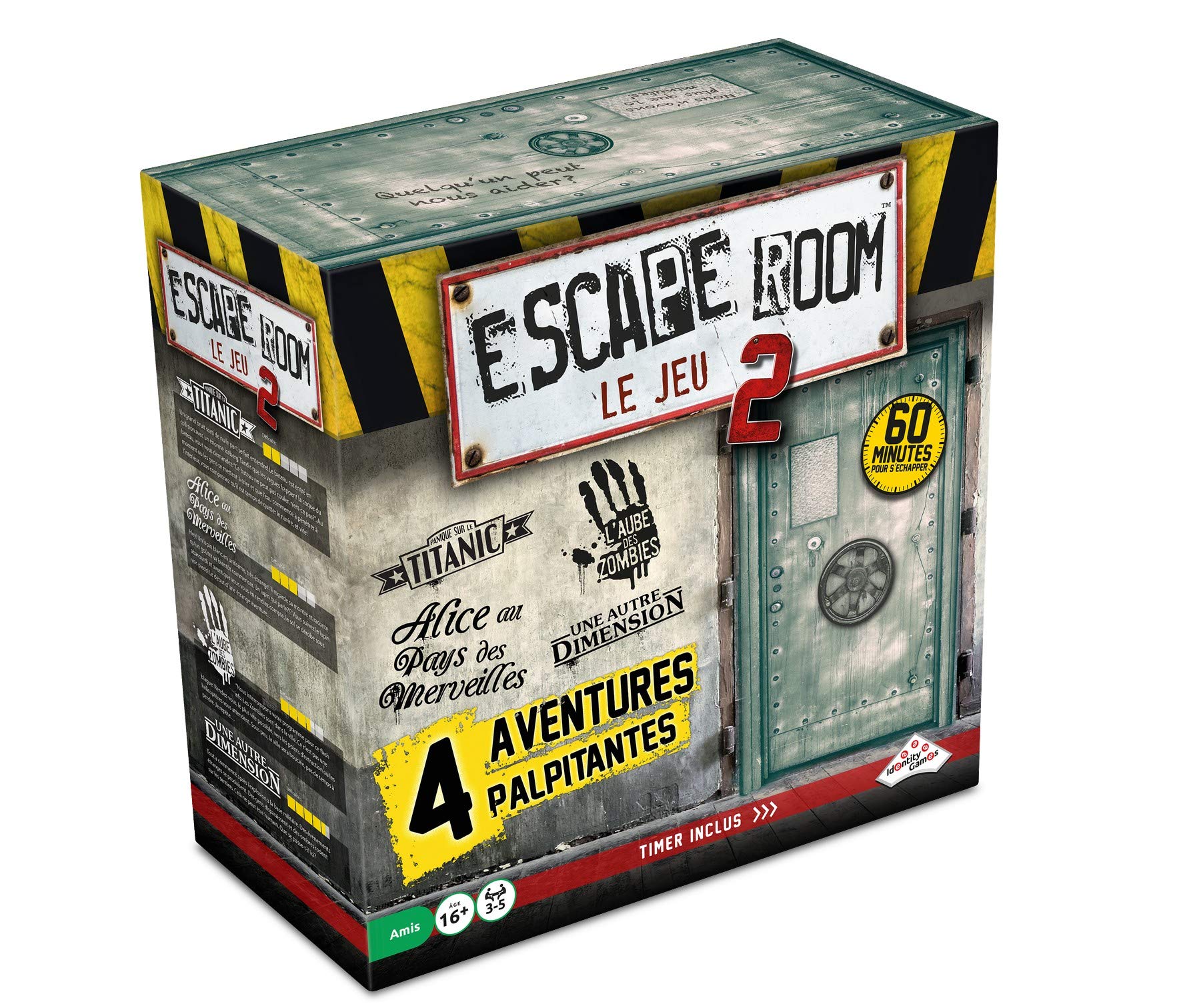 RIVIERA GAMES Escape Room Le Jeu 2 - Coffret 4 Aventures Coffret n°2