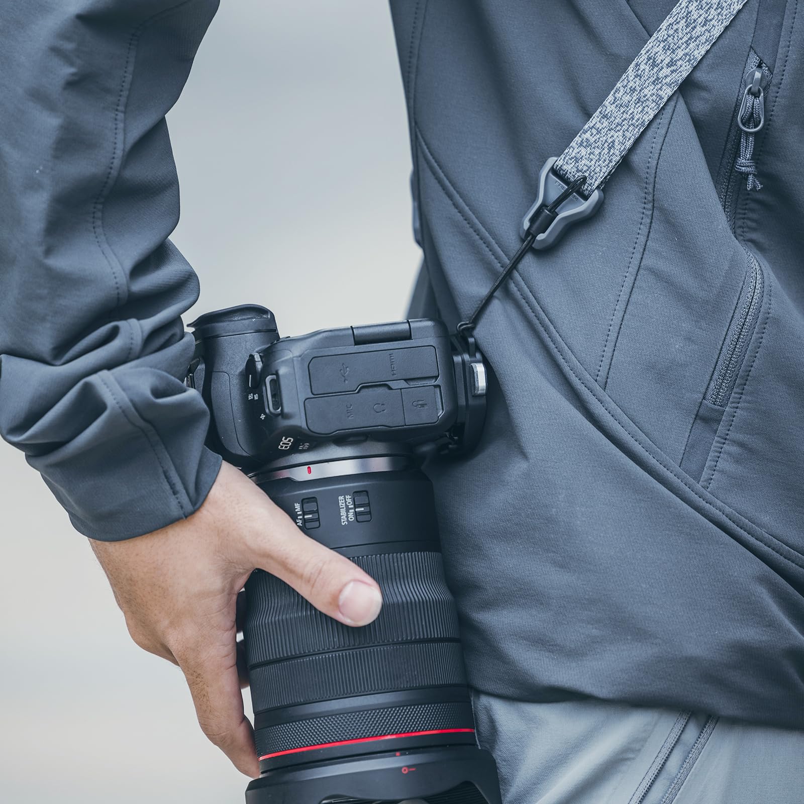 ULANZI F38 Kamera Schnellwechselplatte mit Schultergurt-Halterung, Schnellverschluss für Schultergurte Kit V2, Arca Swiss Quick Release Platte mit 1/4 Schraube, passend für DSLR/Sony/Nikon