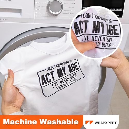 Miniatura 4 de WRAPXPERT Vinilo de transferencia de calor, color verde lima, vinilo para planchar en color verde lima, 10 x 5 pies, vinilo hinchado para camisetas,