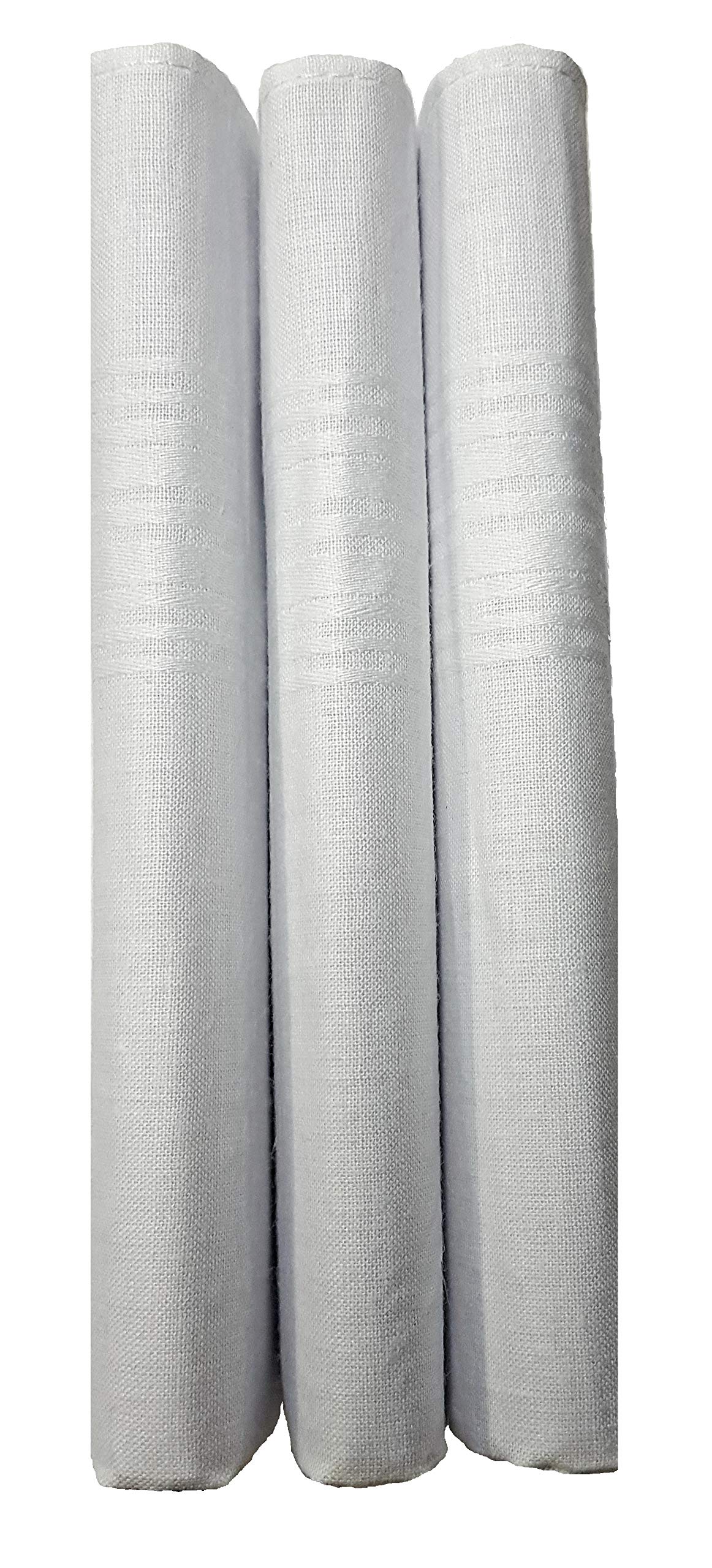 Kentex Online Men's White Handkerchiefs Hankies Pack Of 3 Handkerchief Boxed