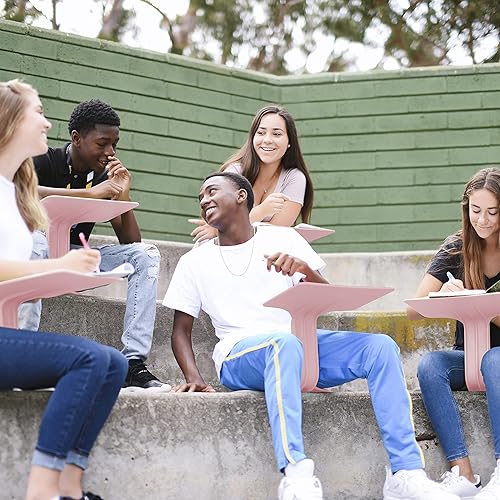 Miniatura 8 de ECR4Kids The Surf - Escritorio portátil para ordenador portátil, mesa de escritorio, Paquete de 10, Rosado