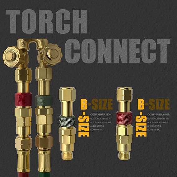 Oxy Acetylene Quick Connects Set