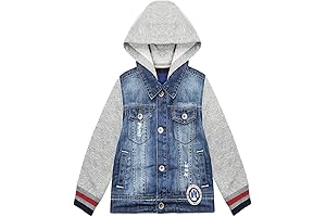 Stylish and Cozy Boys Jean Jacket with Hood