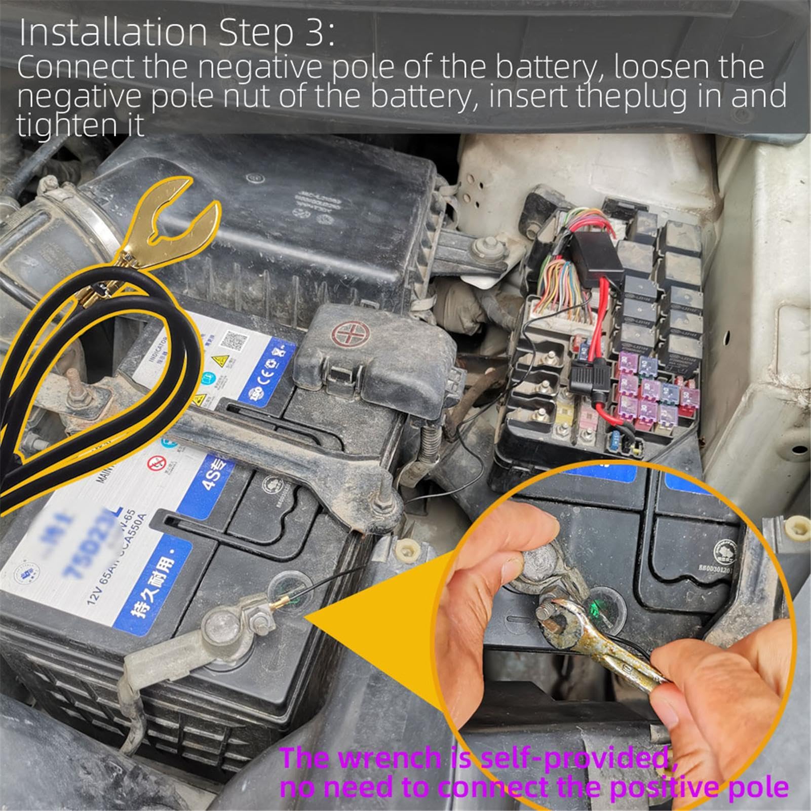 Inmovilizador de alarma de coche - de inmovilización electrónico para coche | Inmovilizador inalámbrico antirrobo para coche, de seguridad inalámbrico para coche, inmovilizador de