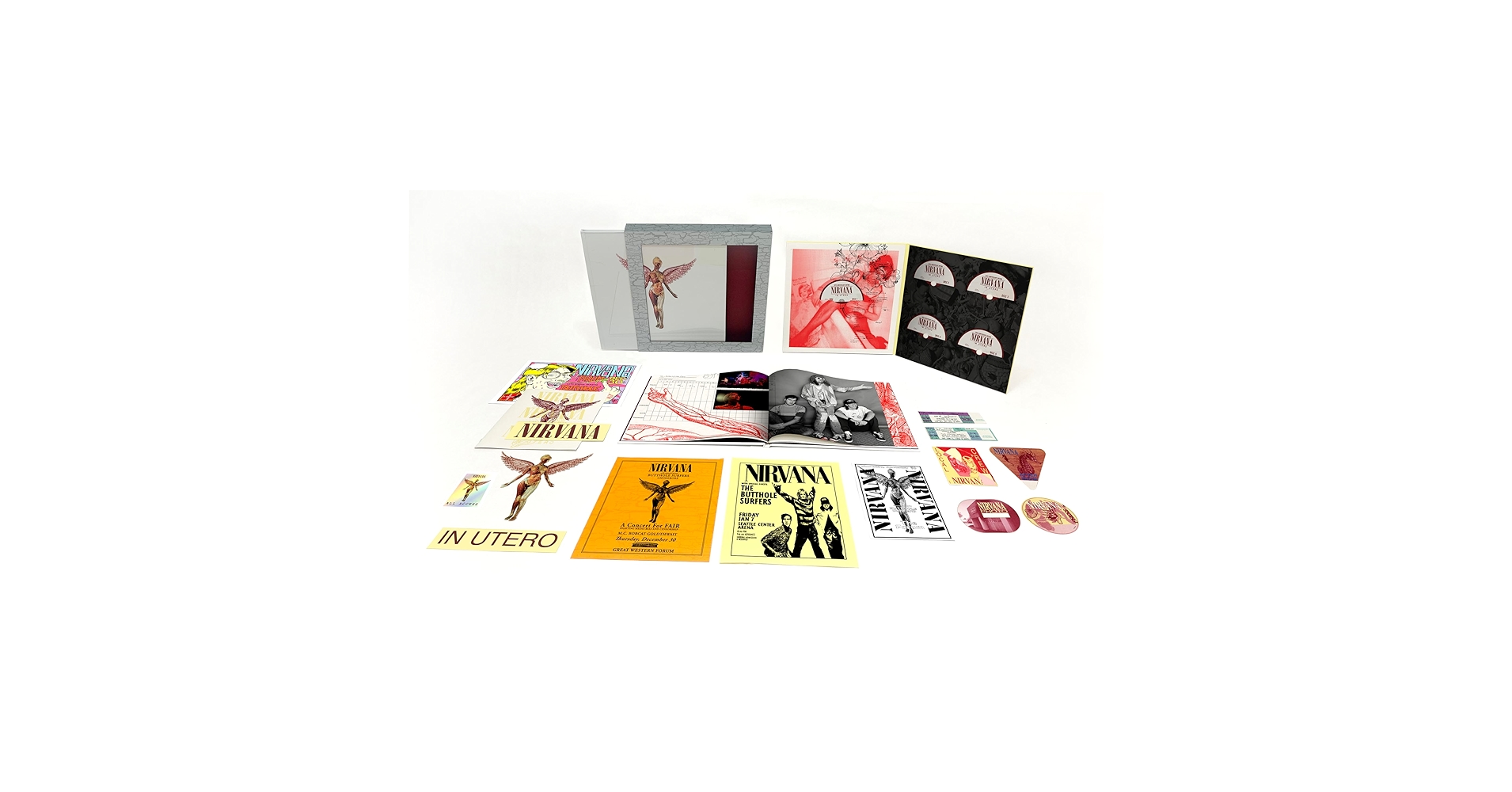 【NIRVANA】IN UTERO (30TH ANNIVERSARY 5CD） Nirvana - In Utero 30th Anniversary (Super Deluxe Ediiton