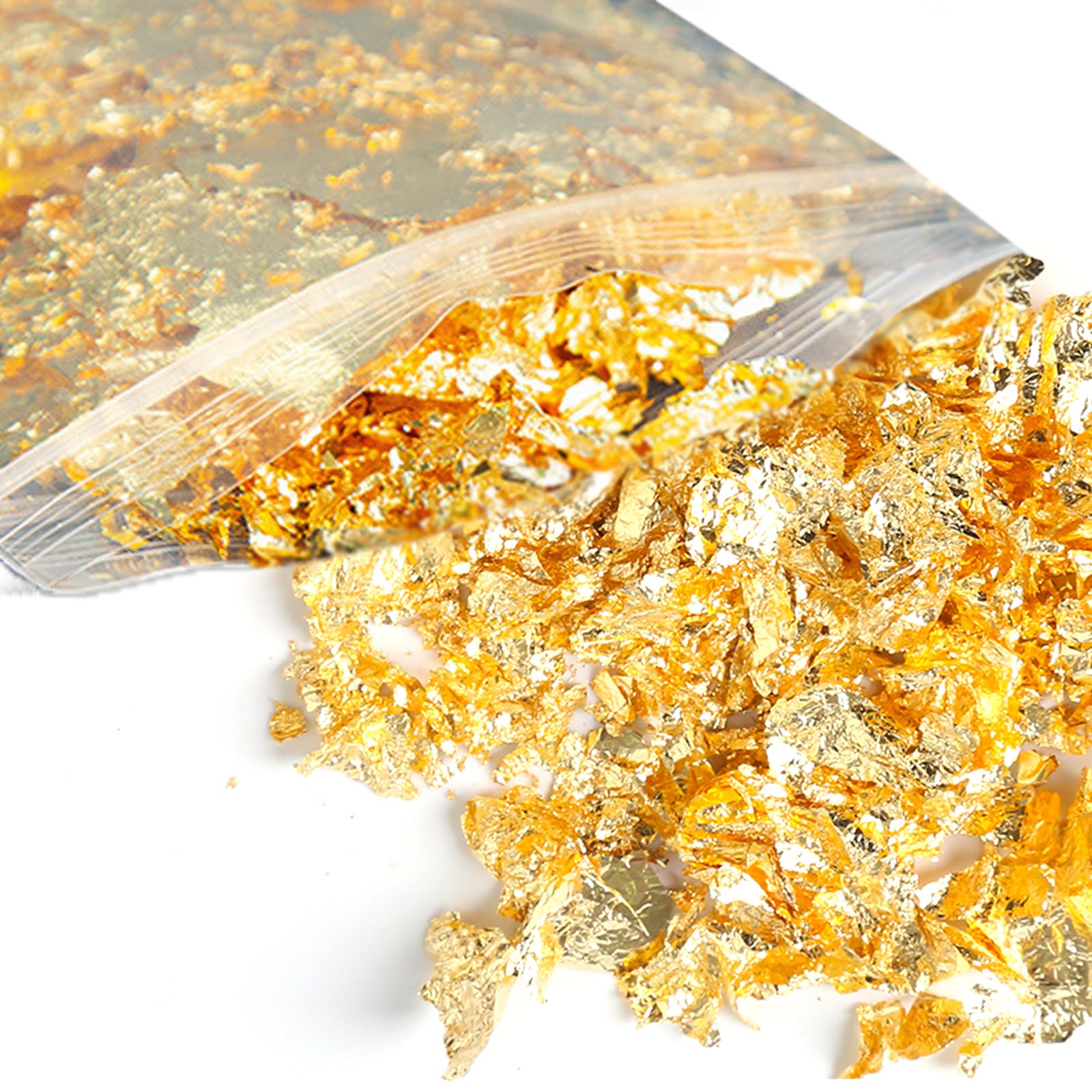 Amazon.co.jp: Anboli 金箔 ヘア用 金箔シート 金箔フレーク 髪飾り