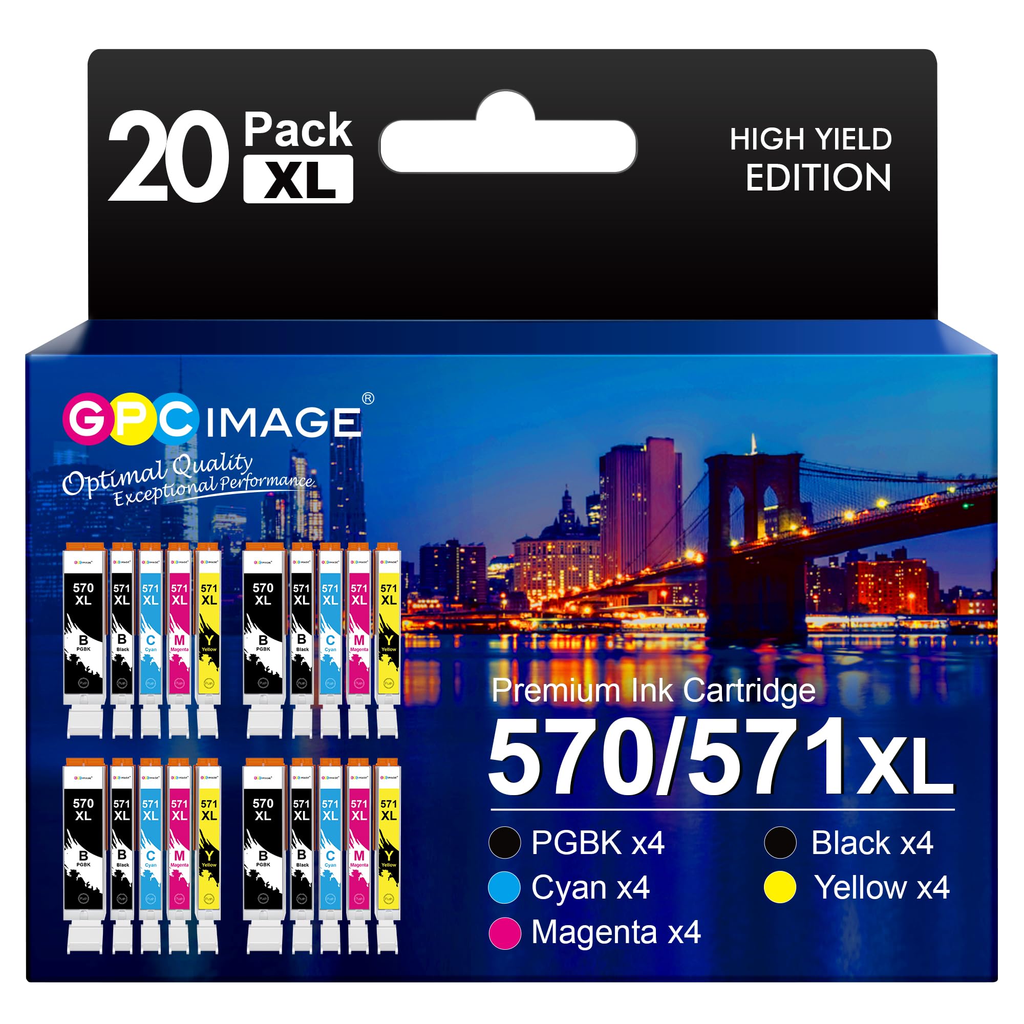 2 GB Inks Cartuccia Inchiostro Ciano Compatibile Per Canon CLI-8C, 14ml, Per Stampanti PIXMA (Confezione Da 2)