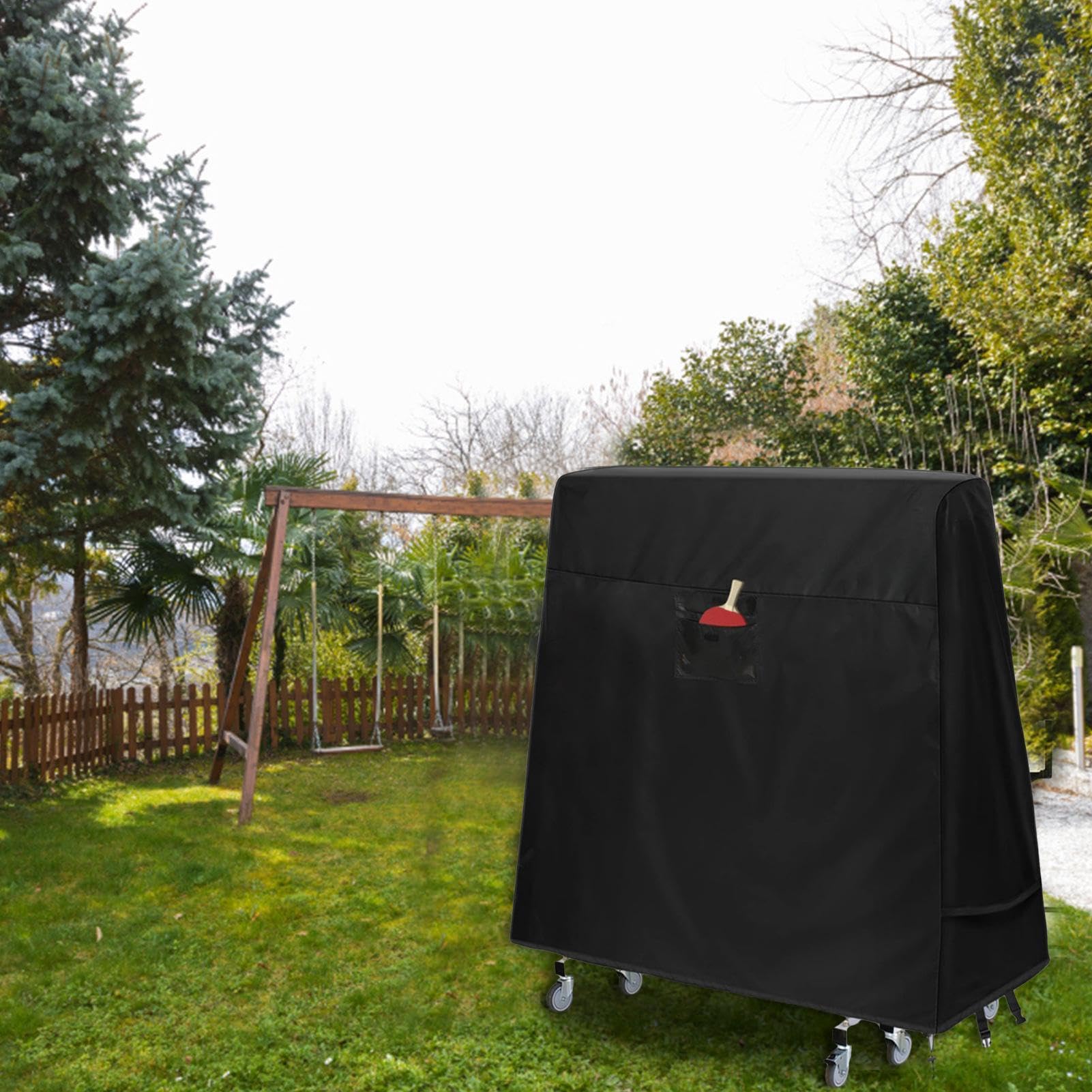 Copertura impermeabile per pong, per tavolo da pong, copertura pieghevole | per attrezzatura da pong, copertura per attrezzatura da tennis con struttura resistente, per uso