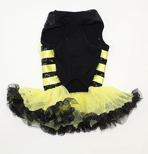 Miniatura 2 de Vestido de disfraz de abejorro para perros, talla XS