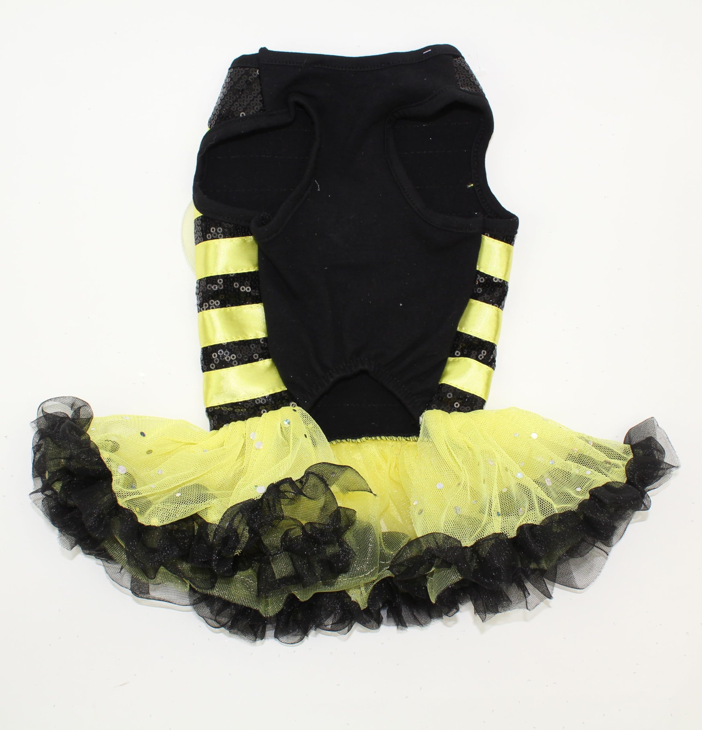 itdogs BEE DRESS Ｓ Amazon.com : Bumble Bee Costume Dress for Dogs XS : Pet Supplies