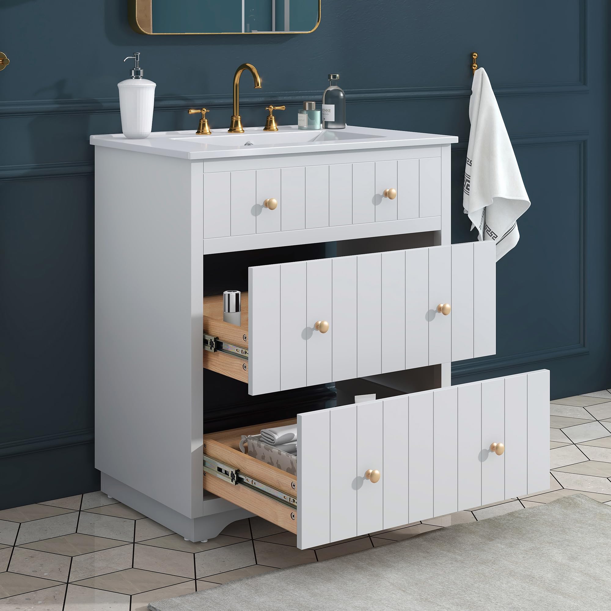 Snapklik.com : NicBex Bathroom Vanity Bathroom Sink Cabinet ...