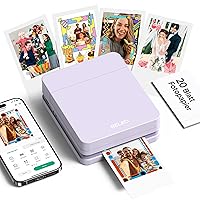 Nelko PP01 Stampante Fotografica Portatile, Mini Stampante a Colori per Stampa Foto dal Cellulare