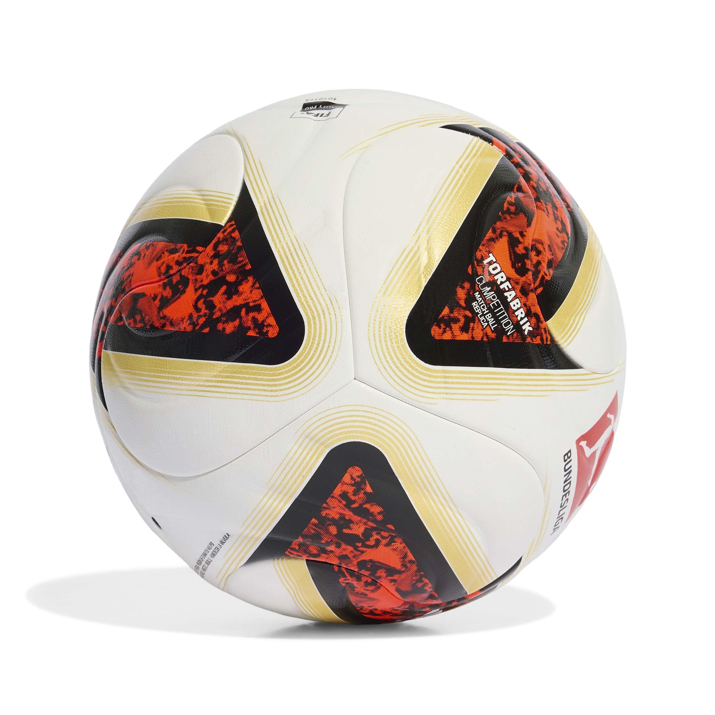 adidas Unisex Bundesliga 26/27 Torfabrik Competition Recreation Ball, White/Black/solar red/Pantone, 5