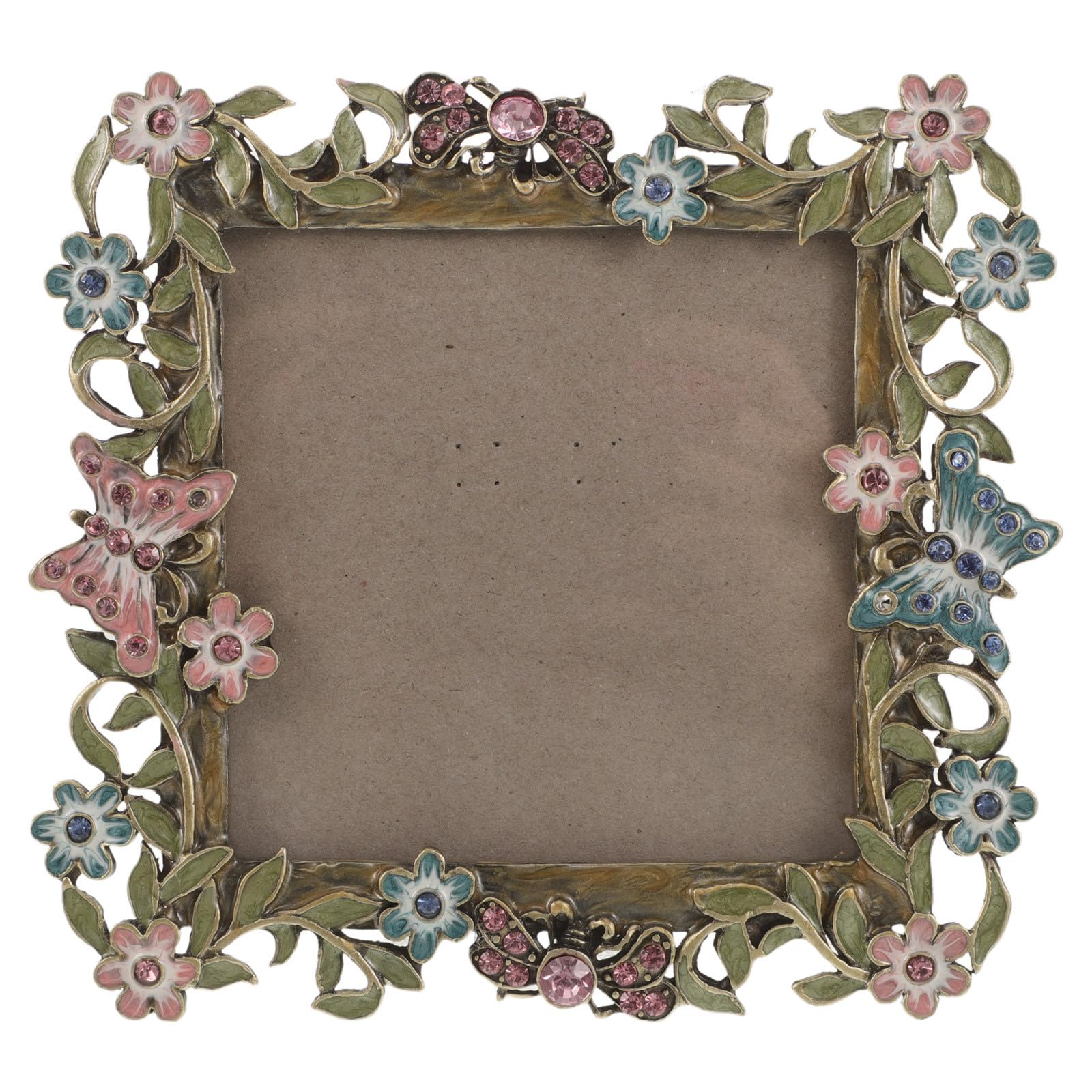 Cadre photo vintage floral Zerodeko 10x15 cm, cadeau idéal pour mariage et remise de diplômes
