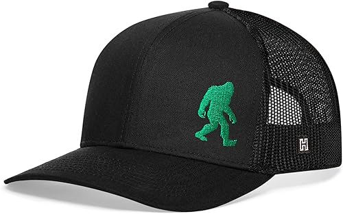 HAKA Diamond Mountains Trees & Trucker - Sombrero de malla para exteriores para hombres y mujeres, gorra de béisbol ajustable a presión, sombrero de