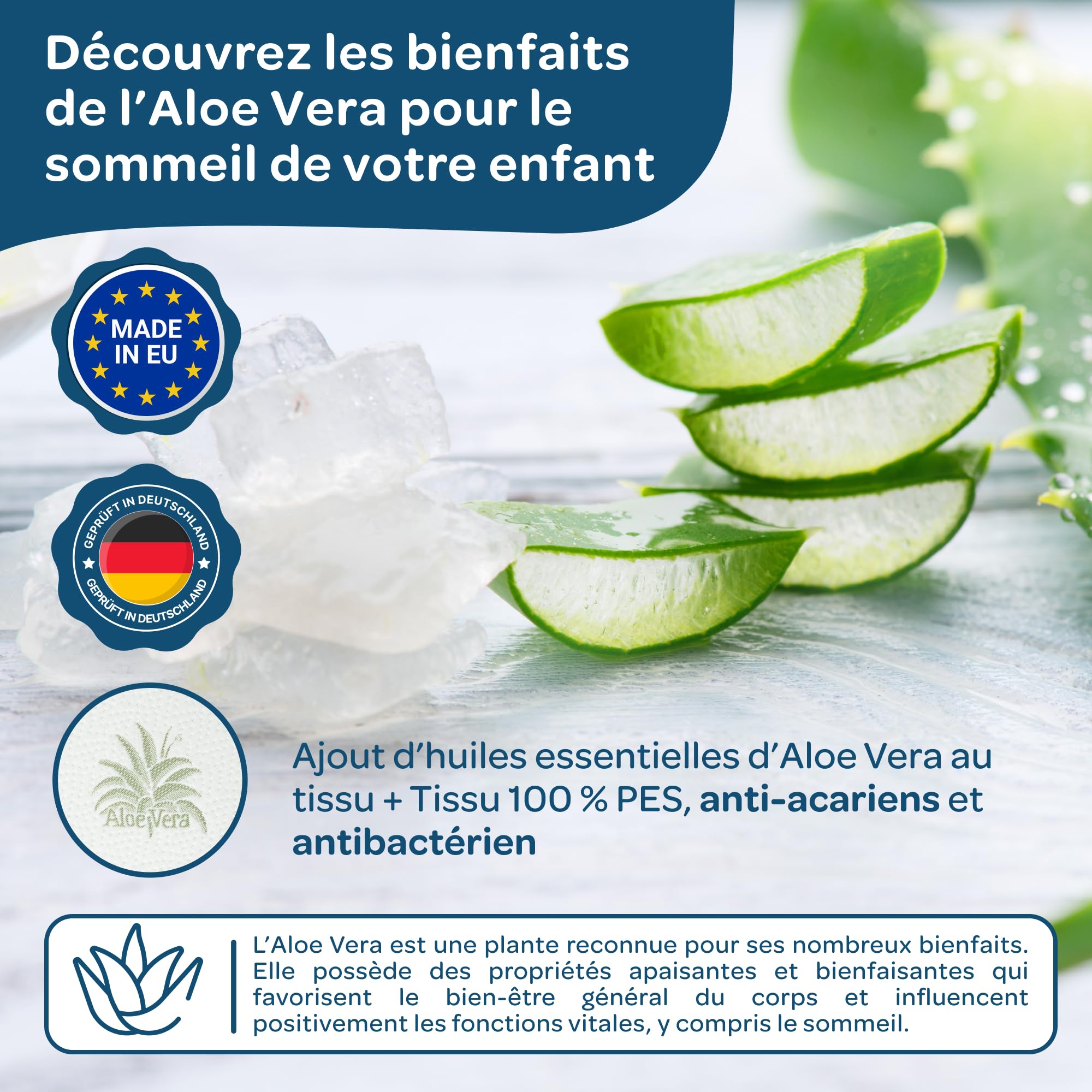 DOLCI SOGNI Matelas Bebe 50x83 cm - Matelas Next to Me Chicco - 100% Made in Italy - Oeko-TEX® et CertiPUR™ - Matelas Couffin avec Housse en Aloe Vera Lavable