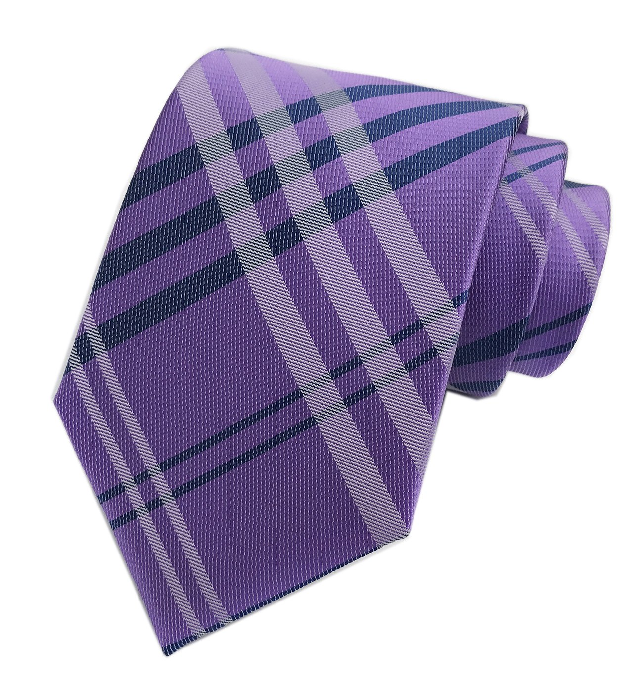 CtskyteMens Modern Tartan Checks Plaid Style Pattern Ties Scottish Woven Formal Necktie