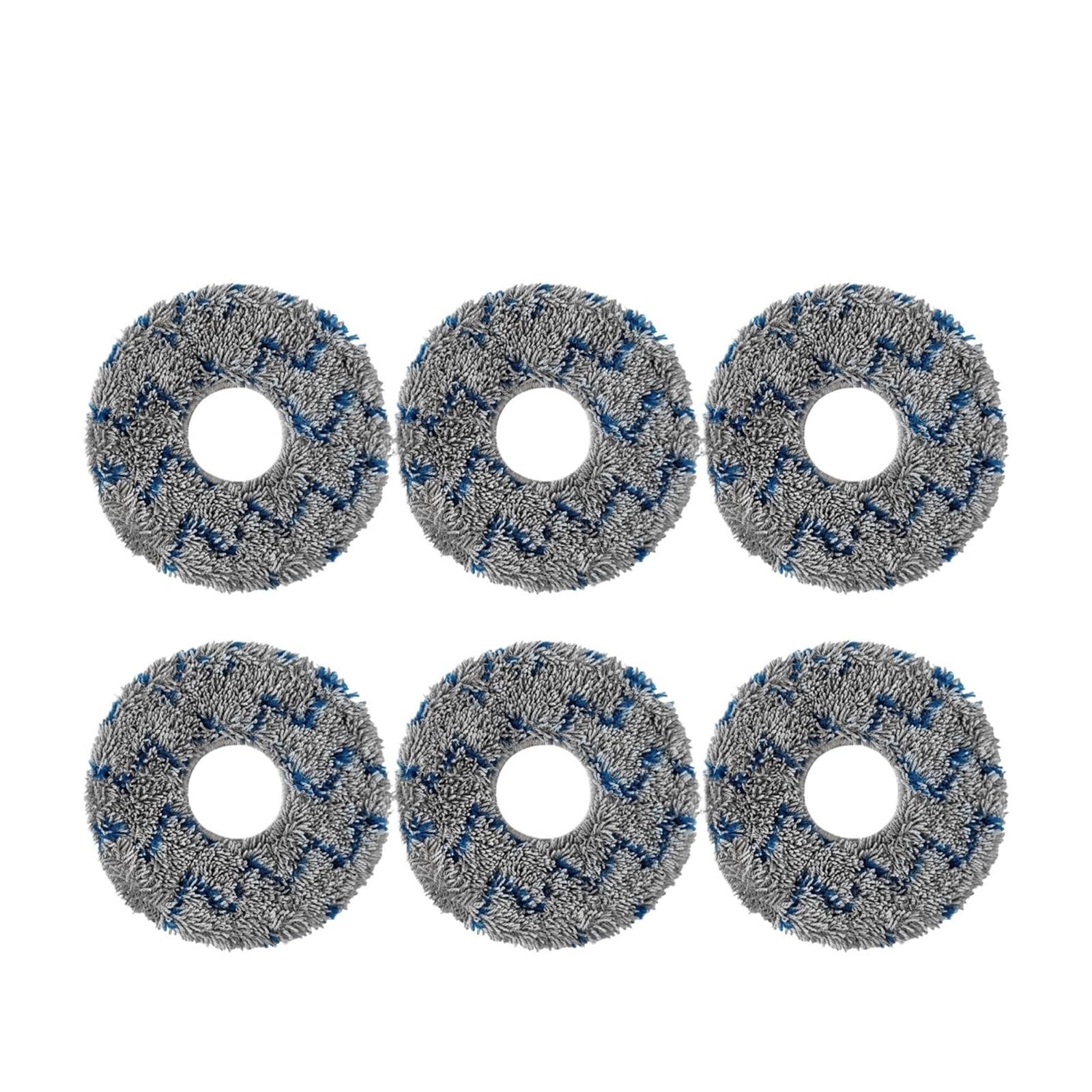 SRFCGPFFV Compatible With Ecovacs, Compatible With Deebot，X1/ T10 OMNI/TURBO Accessories Robot Vacuum Cleaner Parts Mop Dust Bag Filter Main Side Brush Dustbin(Mop B-6PCS)