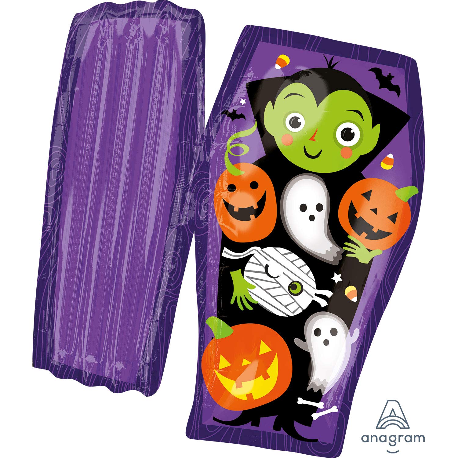 Amscan Anagram 3998301 - Halloween Open Coffin Foil Multi-Balloons - 31 Inch