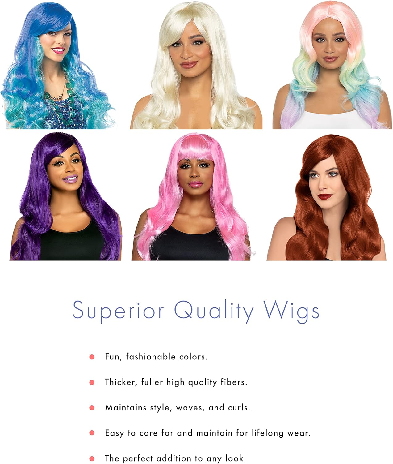 Leg Avenue Women's Long Wavy Wig Costume Accessory