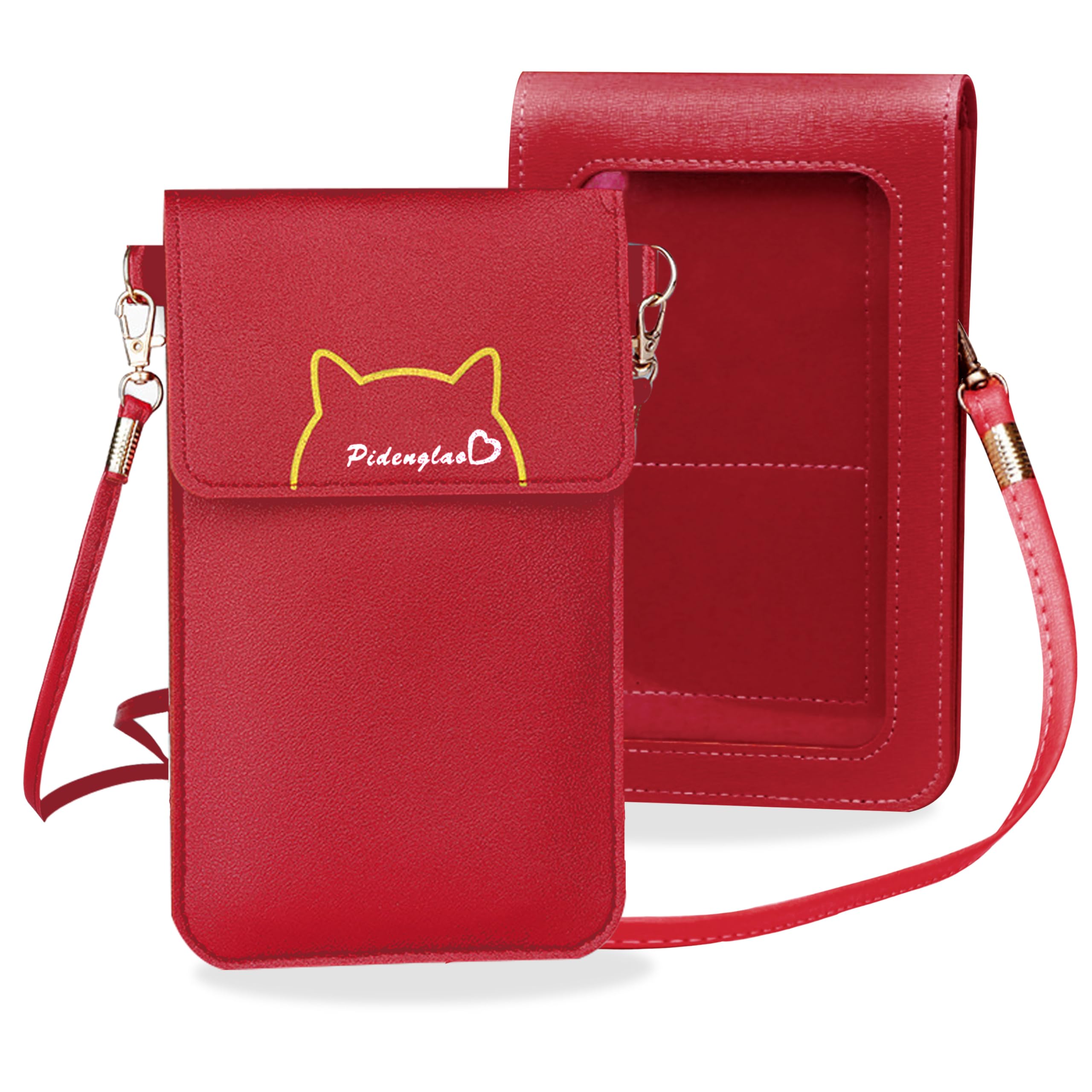 Kitten Printed Phone Sling Bag for Women - Phone Holder Sling Bag, Phone Crossbody Case, Hands-Free Phone Bag-image-43