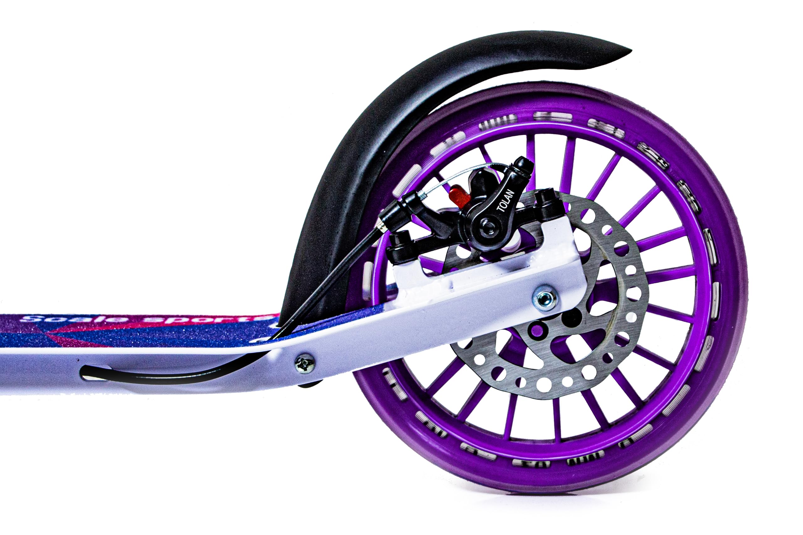 Monopattino Pieghevole Scale Sports - Per Adulti E Bambini Dai 7 Anni, Freni A Disco E A Pedale - Rosa - Foto 7