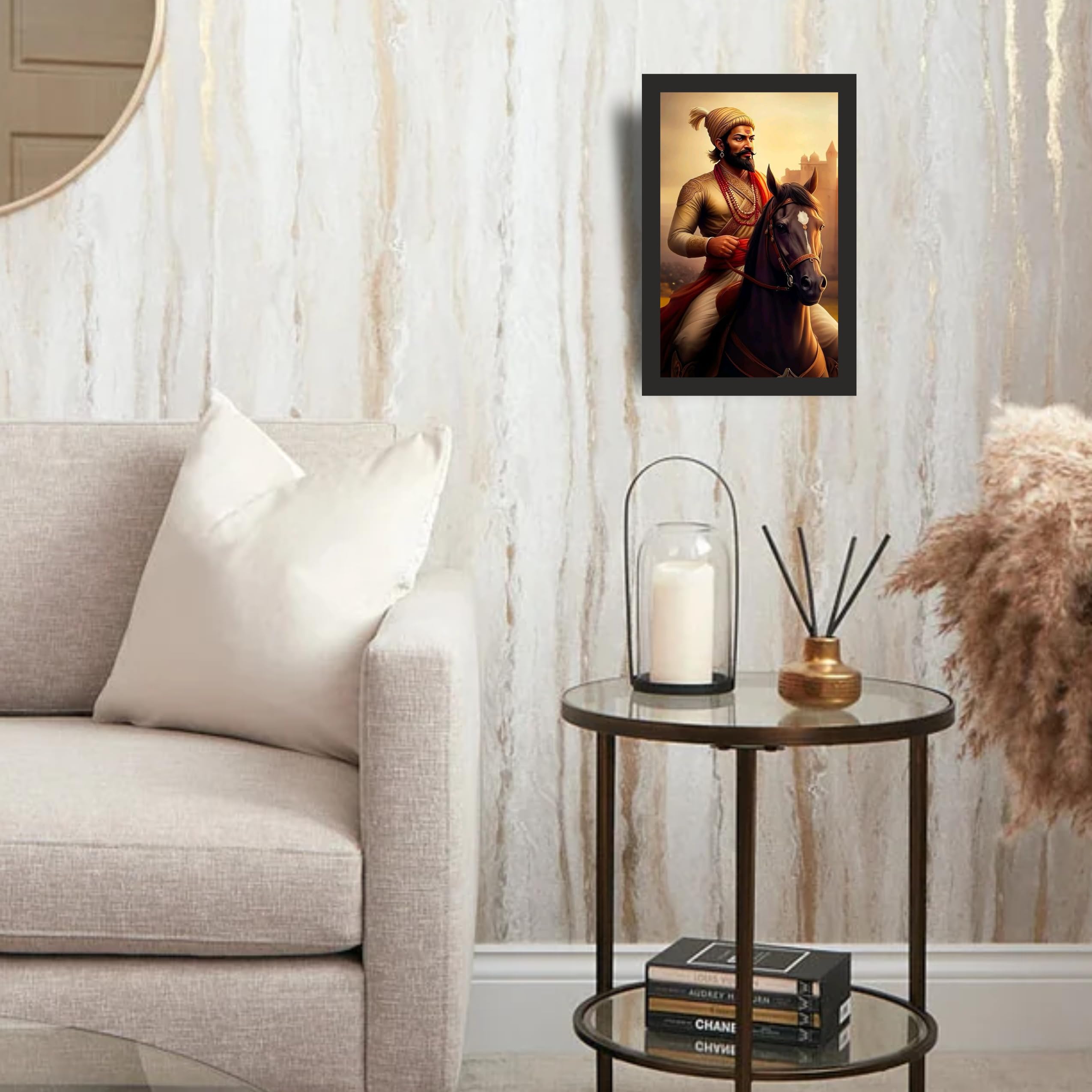 Royal Warrior Horse Rider Wall Art