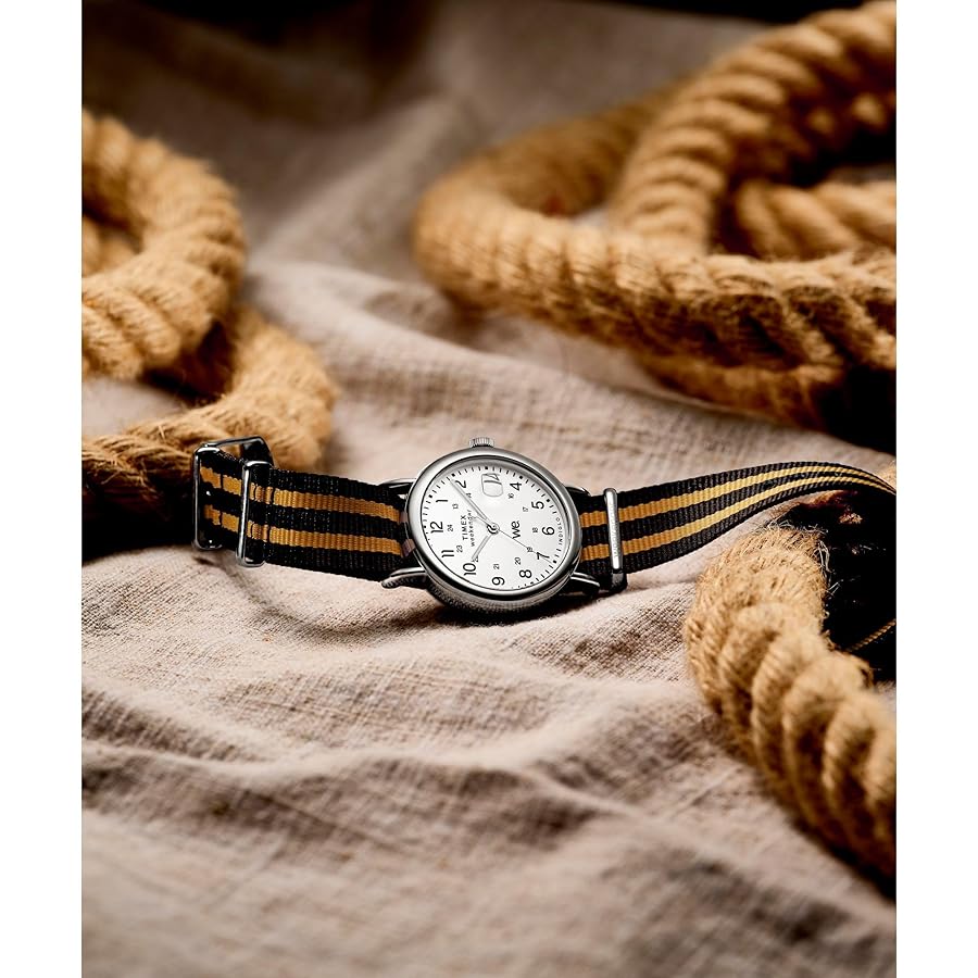 TIMEX weekender 美品 Amazon.com: Timex Unisex Weekender 38mm Watch – Silver-Tone