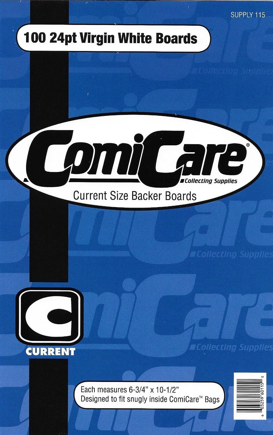 100 x CURRENT SIZE COMIC BACKING BOARDS (COMICARE) (SUPPLY115)