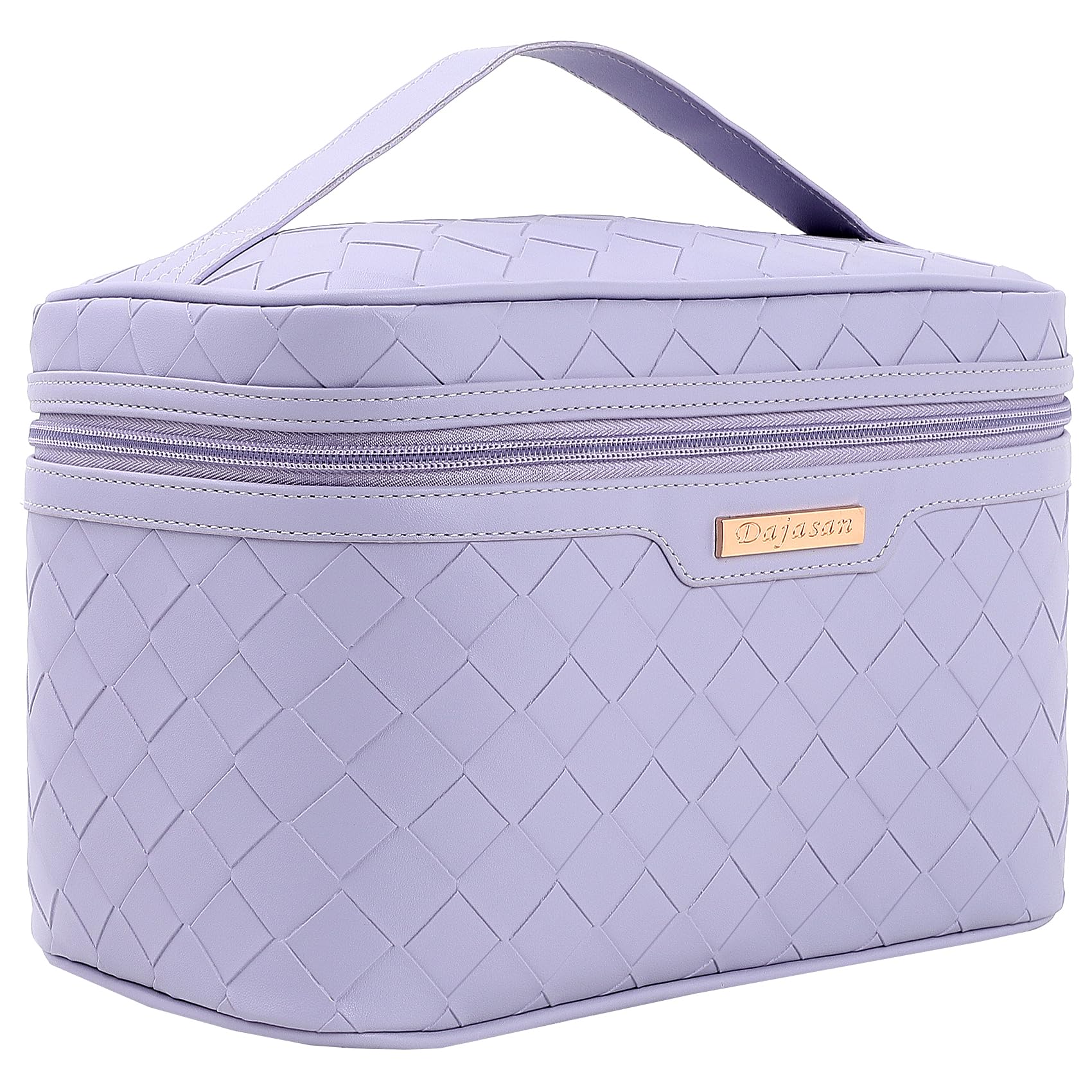 Dajasan Makeup Bag, Travel Cosmetic Bag for Girls Women, Large Capacity Makeup Organizer Case
