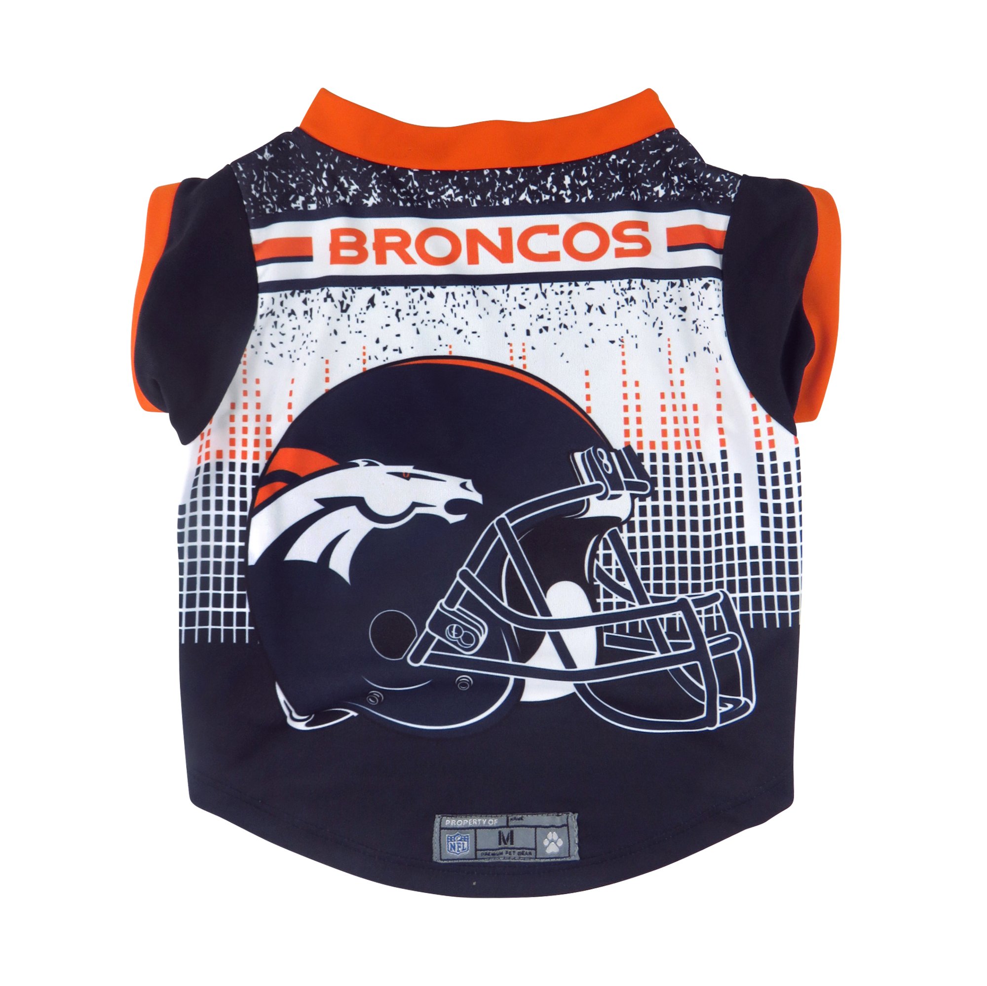 T-shirt Denver Broncos chien S résout les frottements vêtement sport léger