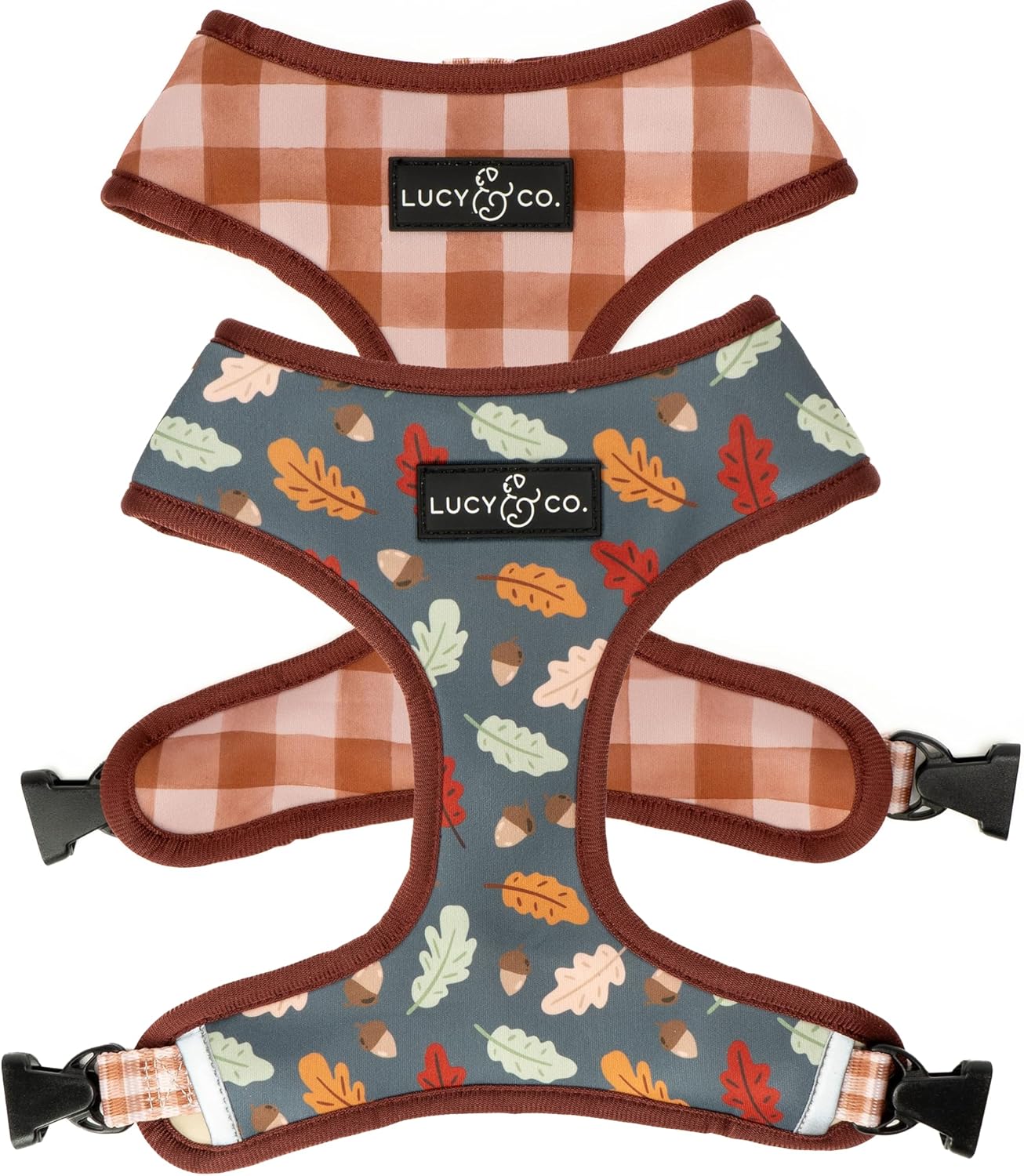 Lucy & Co. Cute Reversible Dog Harness Walking Halter