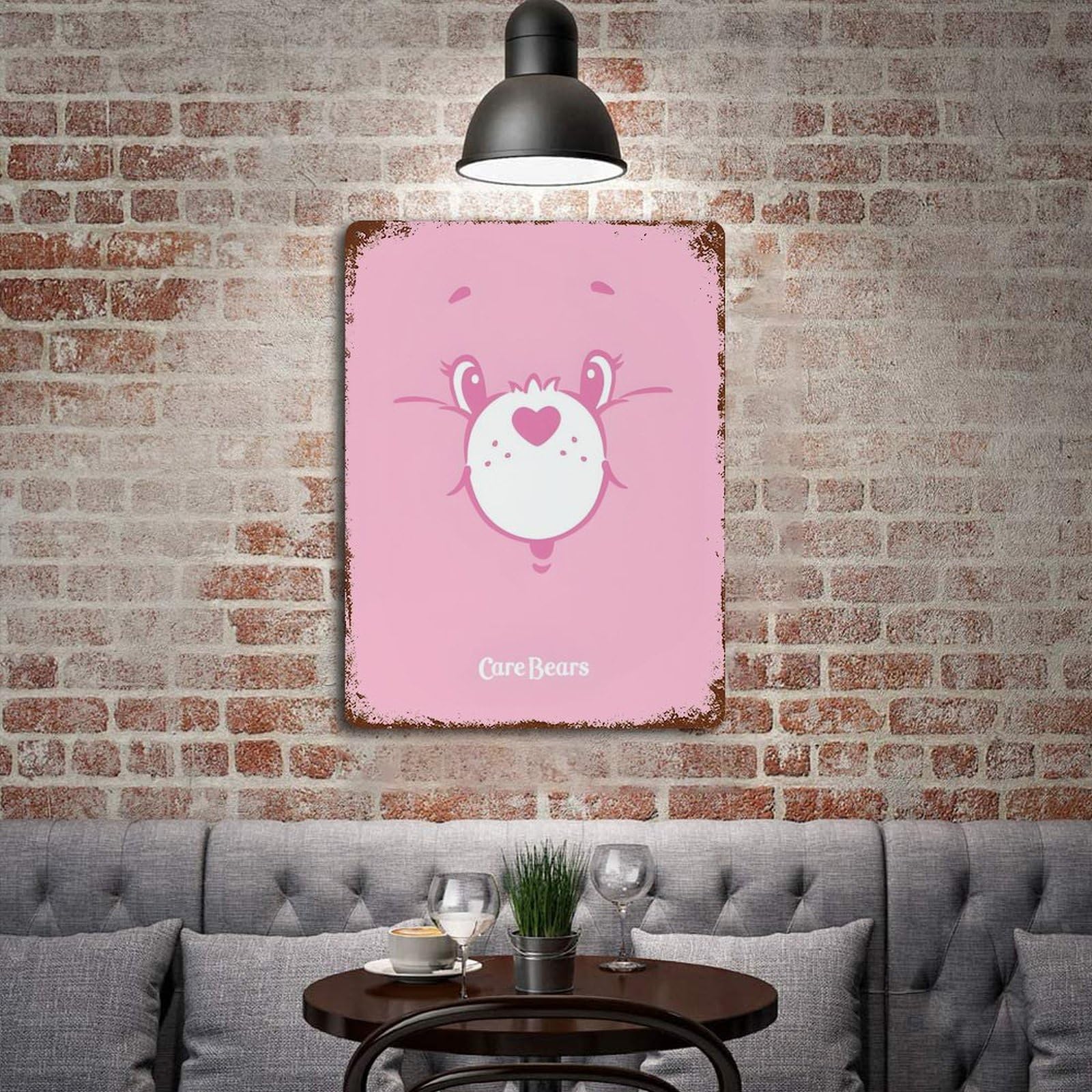 Care Bears  ケアベア　ウォールハンガー×写真×鏡　壁掛け Amazon.co.jp: ケアベア 壁掛けポスター 壁掛け絵画 アート