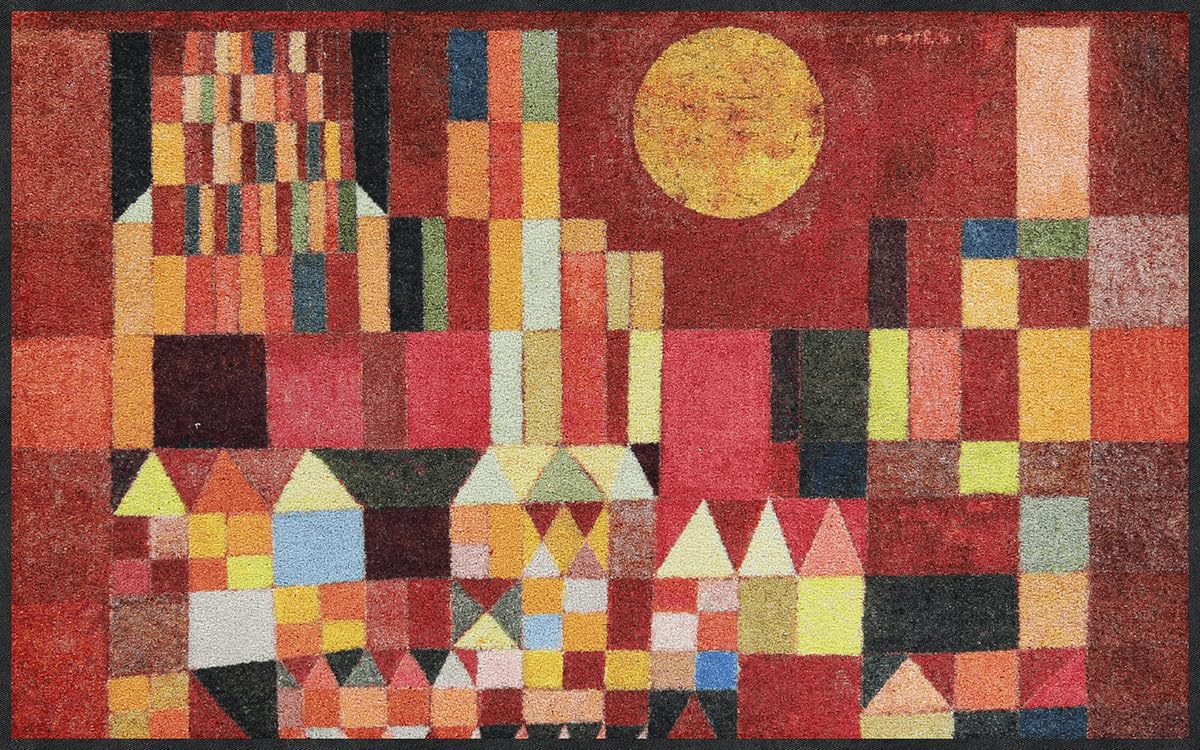 Salonloewe Fussmatte Castle and Sun I Schmutzfangmatte & Fußabtreter für Innen 75 x 120 cm