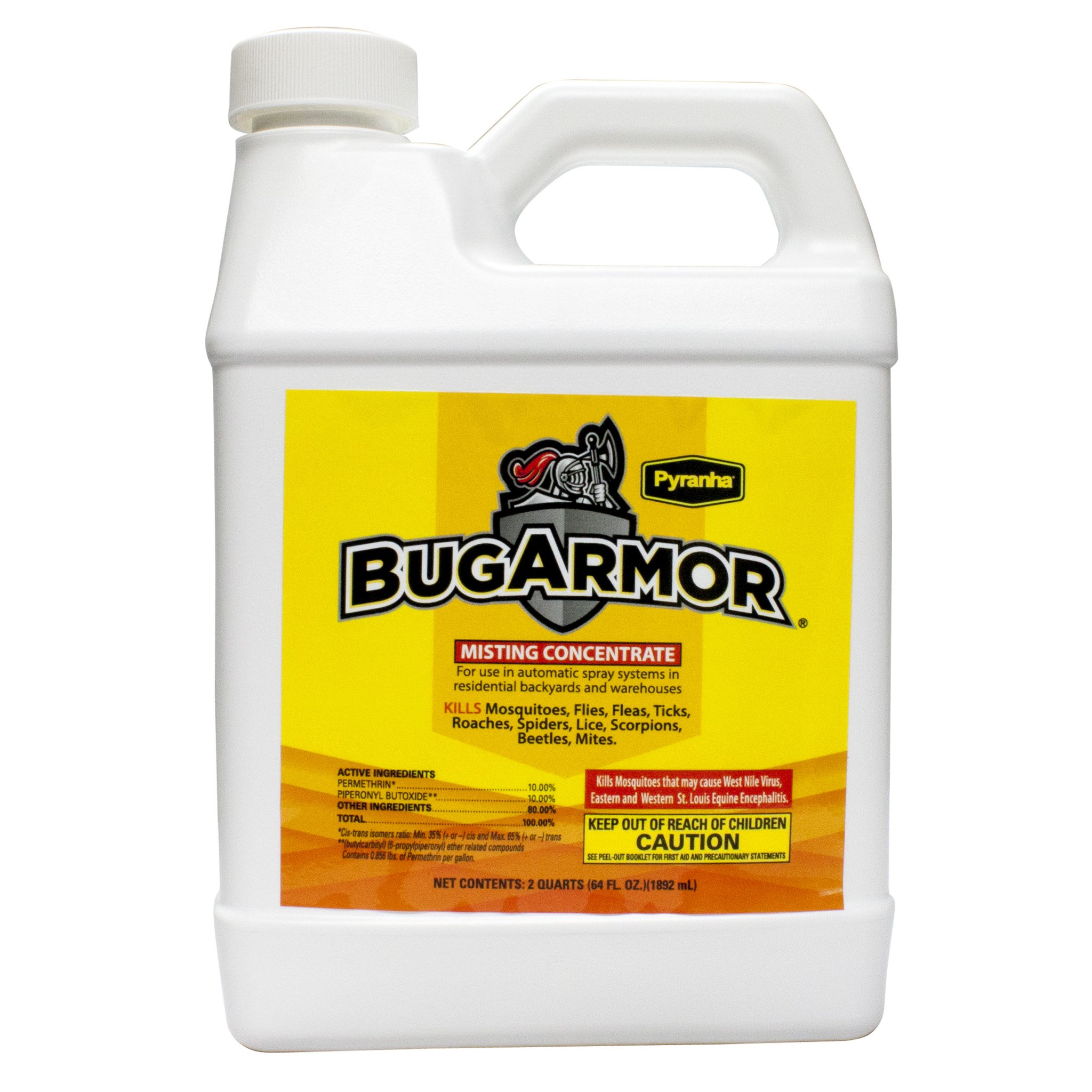 PyranhaBug Armor Permethrin Misting System Concentrate - CASE (6 x 1/2 gallon jugs)