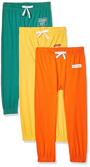 Amazon Brand - Jam & Honey Boys Pyjamas Regular Pajama Bottom (AW20KBSL-JOG01_Multicolor 5_5-6 Years_Multicolored