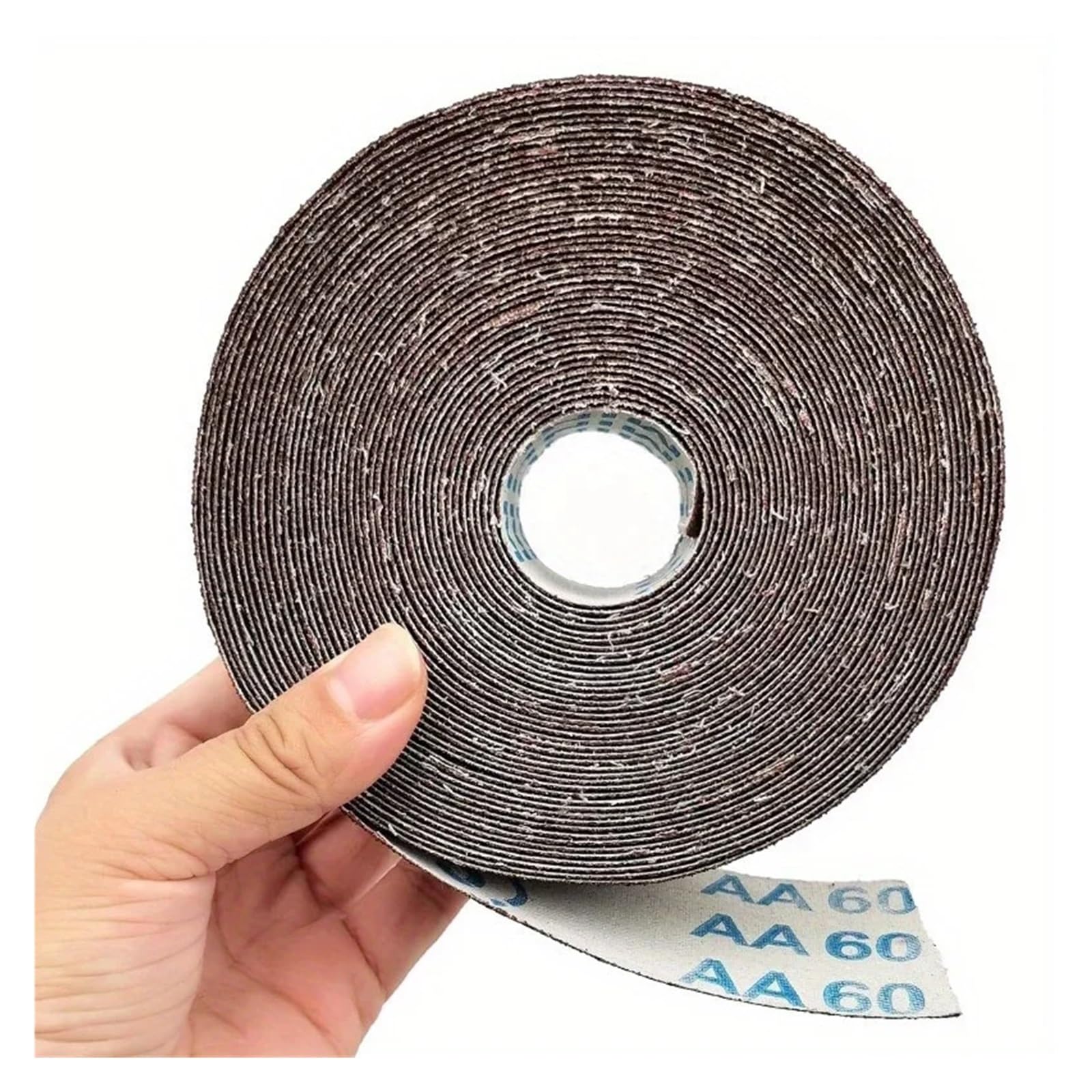 Rotolo di carta vetrata a grana 60-600 2" X 32,8 piedi abrasiva con tela smeriglio for mobili in legno(60 Grit)