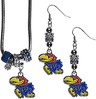 Vista 12 de Siskiyou Sports NCAA womens Euro Bead Earrings and Necklace Set