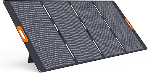 Miniatura 9 de ALLWEI Panel solar portátil de 200 W para generador solar de estación de energía de 1200 W 2400 W, salidas 3 en 1, cargador solar de 18 V con
