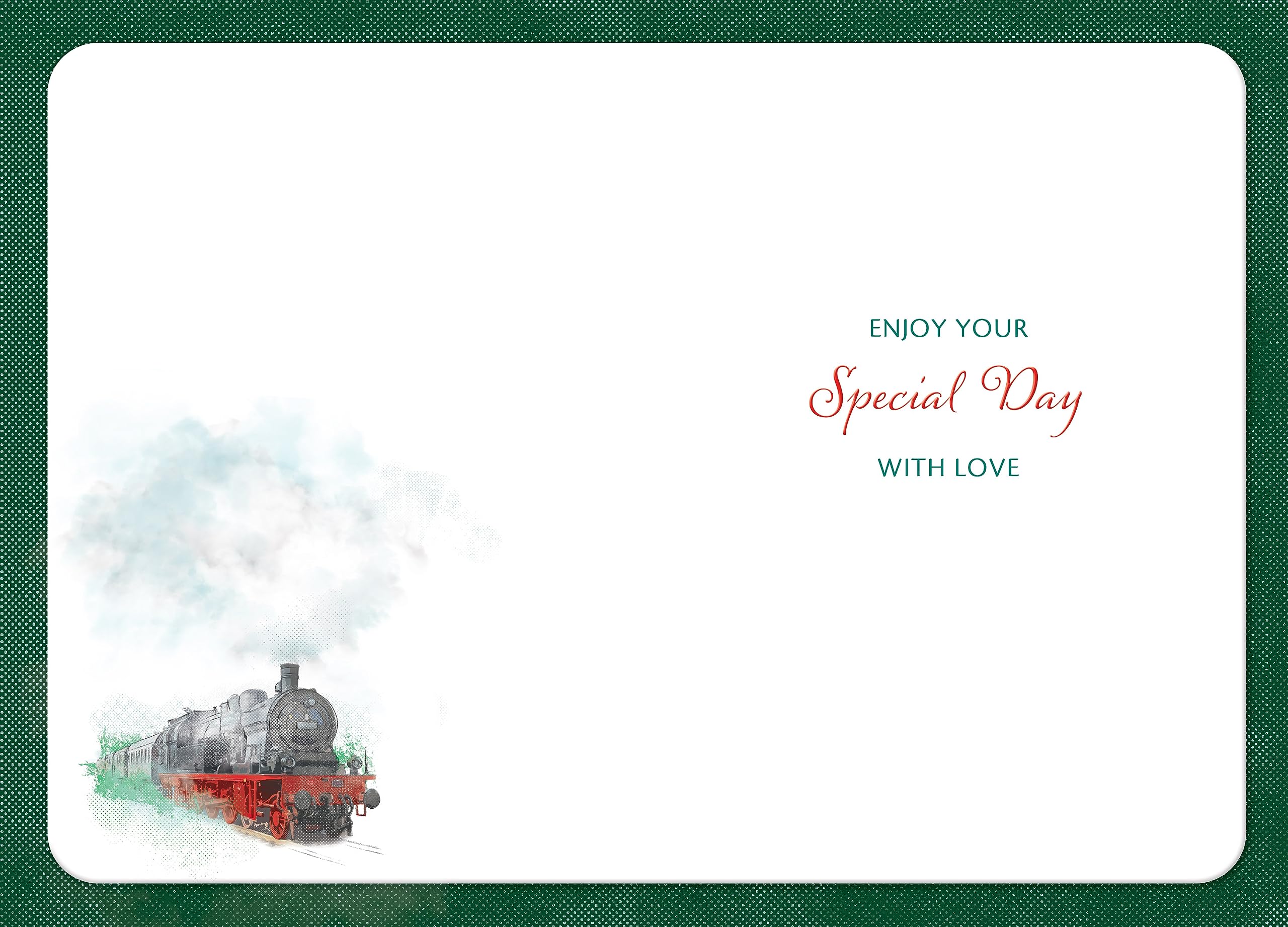 Piccadilly Greetings Carte D'anniversaire Train Pour Grand-père