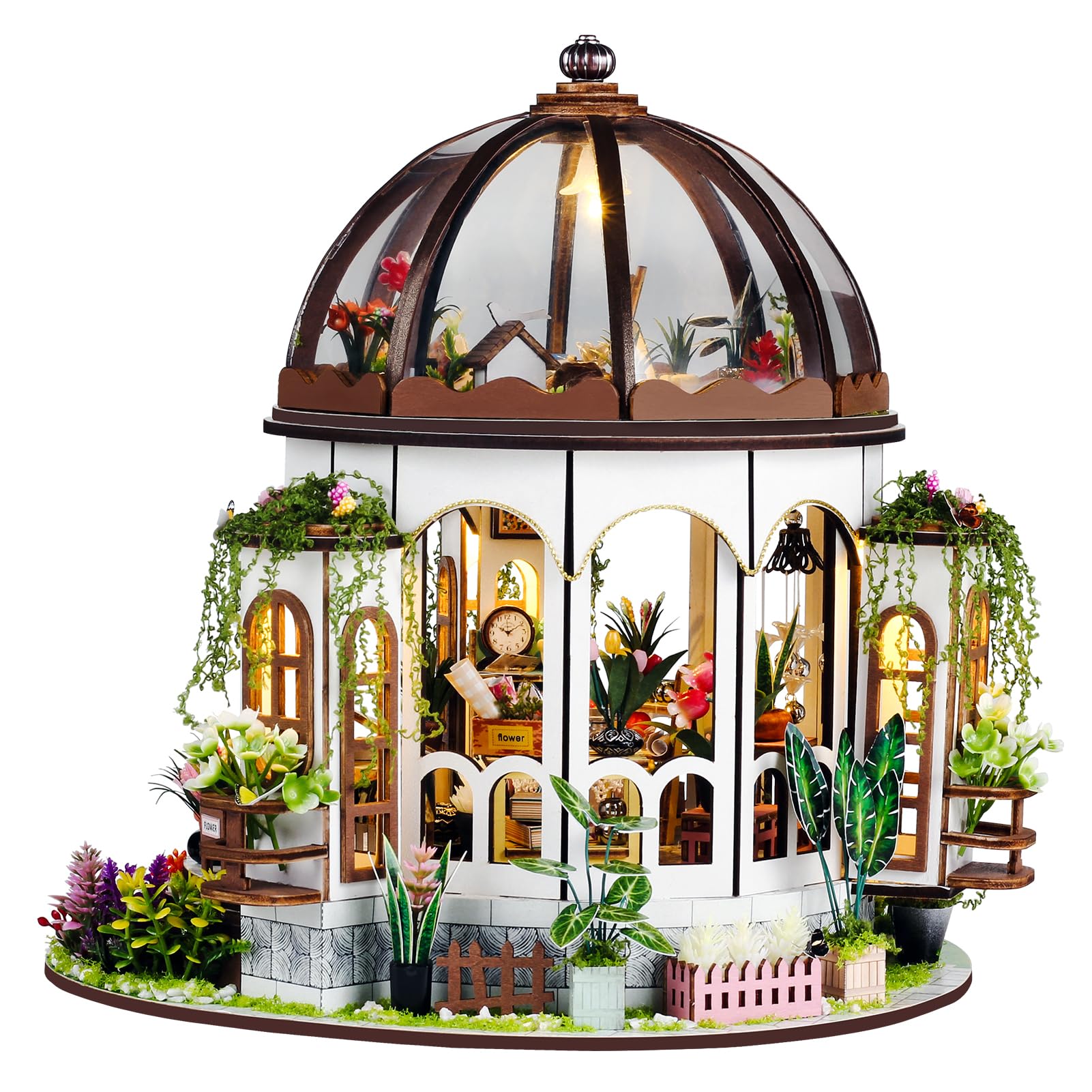 Exquisito Kit de jardín en Miniatura, Proyecto de casa de Bricolaje