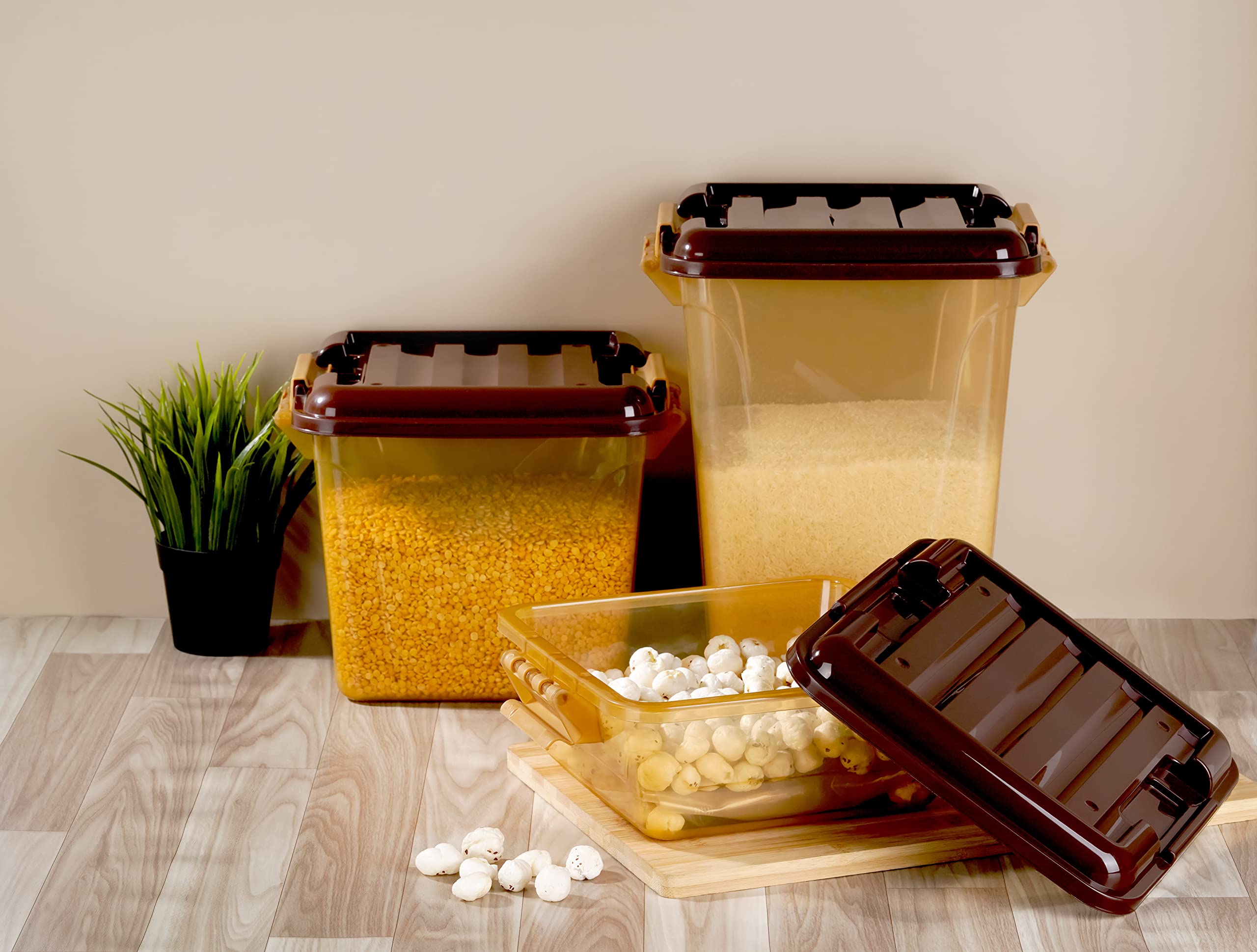 Buy Polyset Click & Lock Large Storage Container(5Ltr, 9Ltr, 12Ltr