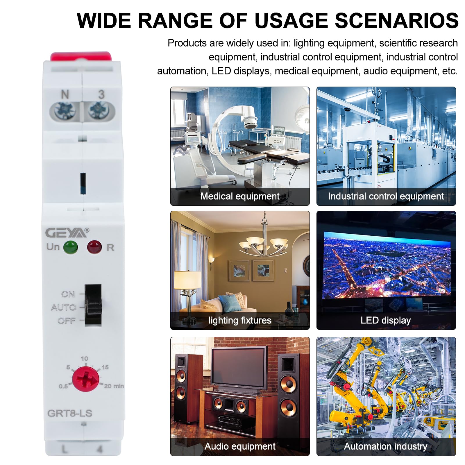 Interruttore Orario Digitale Programmabile 12V AC/DC - Timer Per Guida DIN, 16 Programmi, LCD - Foto 10