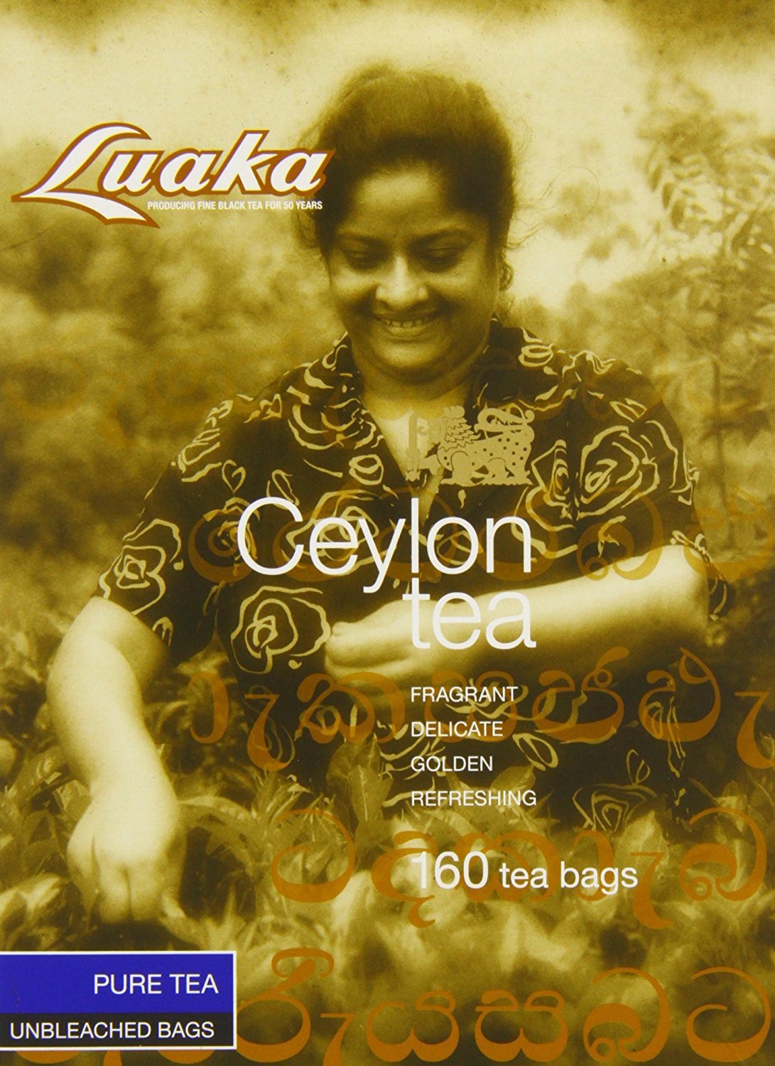 Luaka Economy Ceylon 160 Teabags (Pack of 1)