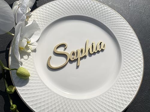 Miniatura 7 de Wedding place cards Custom Place Name cards Personalized Dinner Place Card Wooden Escort Card Event or Party Decoration