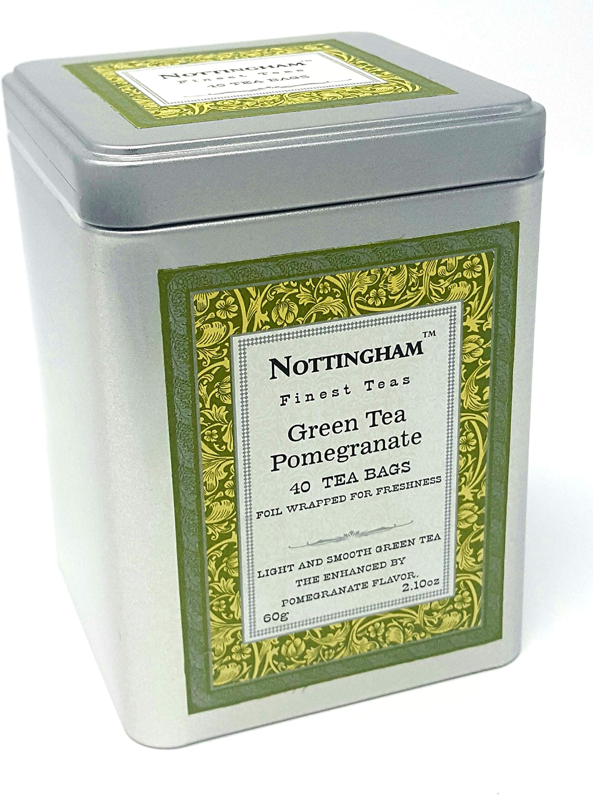 Nottingham Finest Teas Green Tea Pomegranate (40 Bags)