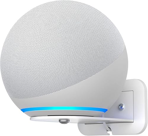 Miniatura 8 de HomeMount Soporte de pared de metal para Google Nest Mini y Echo de 4ª generación, soporte de pared para altavoz con gestión de cables para ocultar