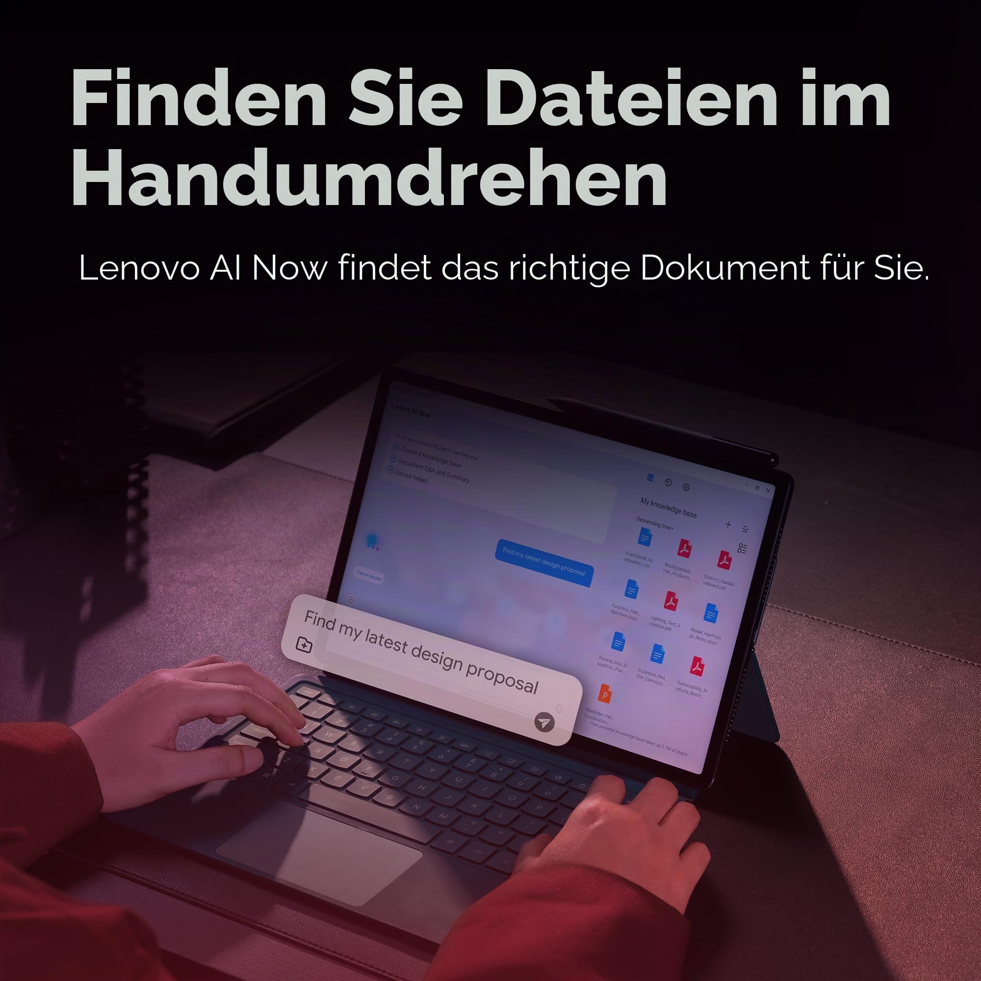 Lenovo Yoga Tab Plus, AI Tablet, Display 3K 12,7 Zoll 144Hz, Snapdragon Prozessor 8 Gen 3, RAM 16 GB, Speicher 512 GB, WiFi 6, Tablet Android 14, Tab Pen Pro und Tastatur enthalten - Seashell
