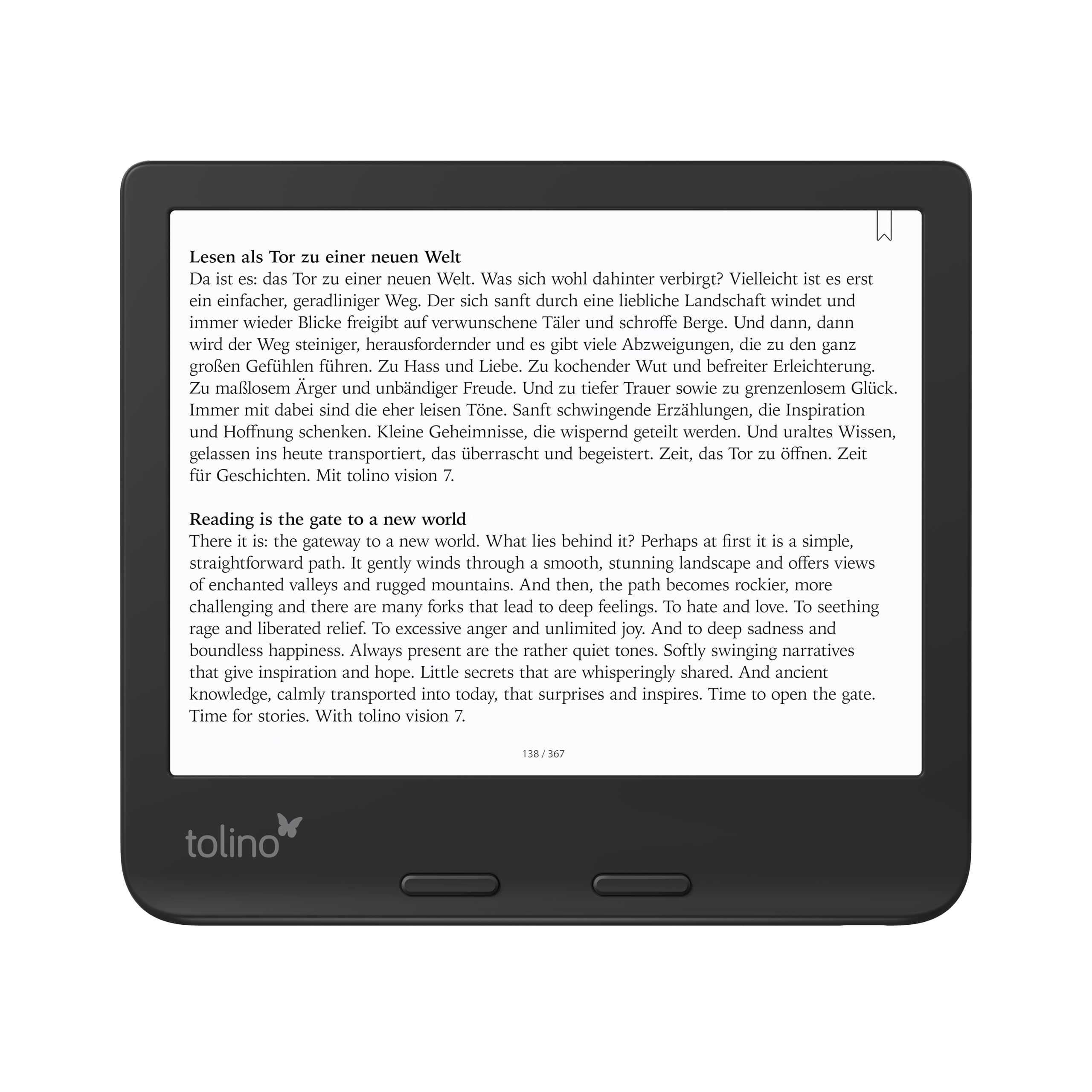 Tolino vision color
